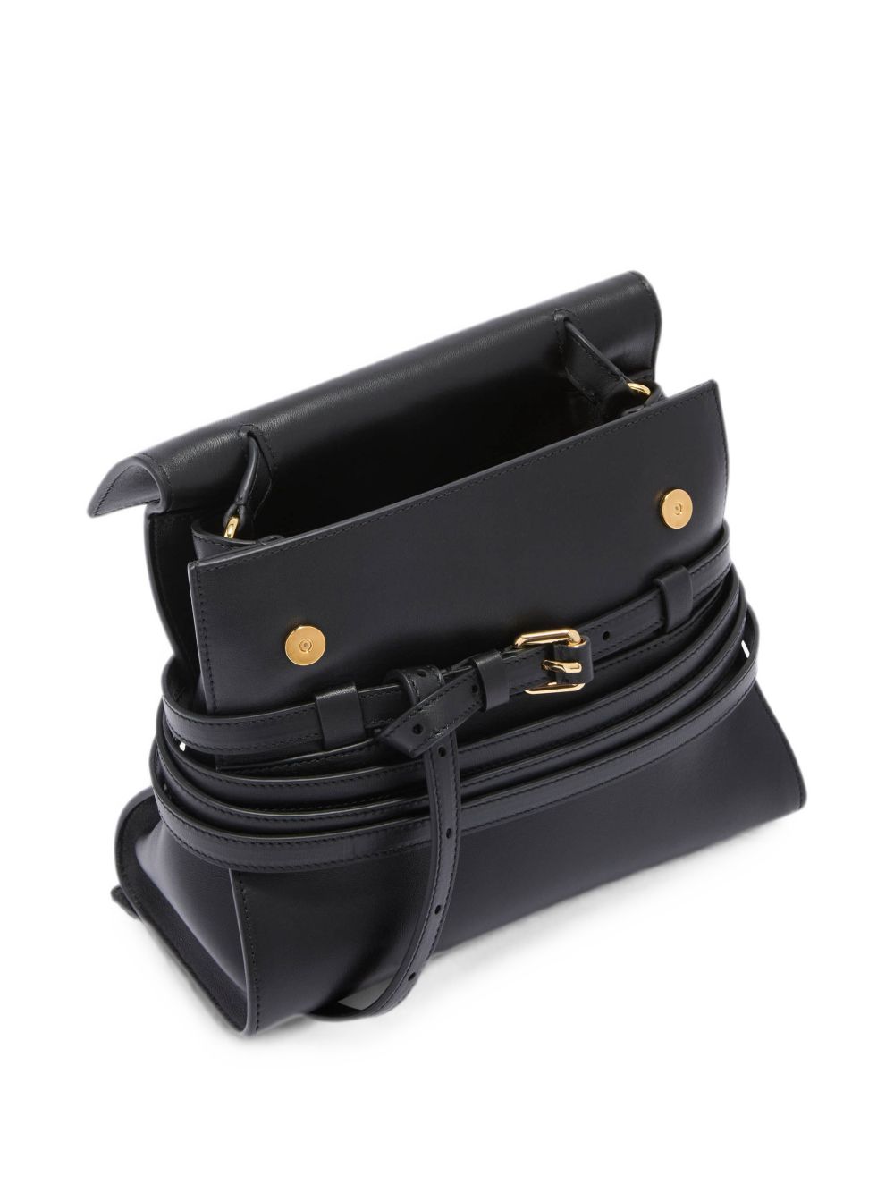 Moschino Buckle Strap Shoulder Bag – Sheepskin 100% - view 2