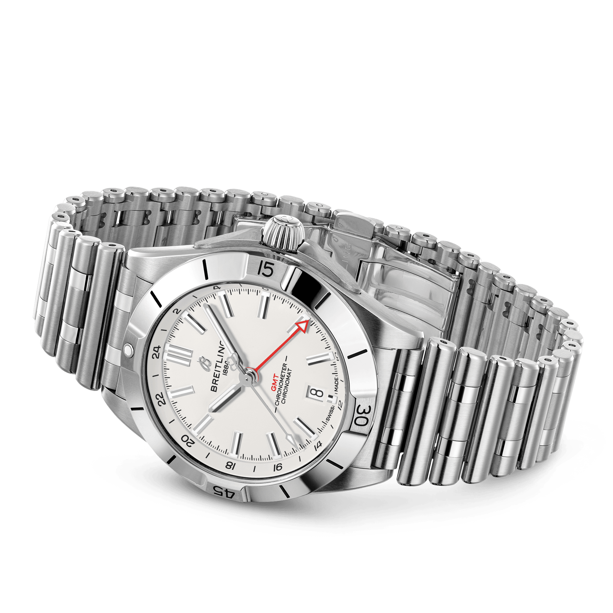 Breitling Chronomat GMT White Dial Men 40mm - view 2