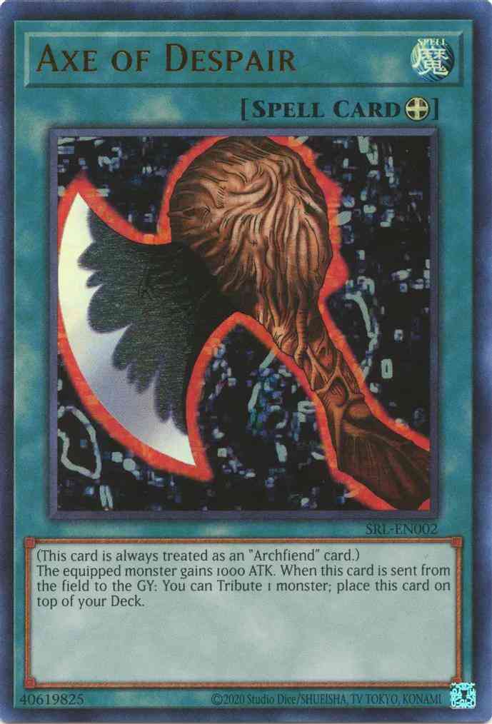 Yu-Gi-Oh! Axe of Despair - 25th Anniversary - SRL-EN002 - Ultra Rare - Unlimited
