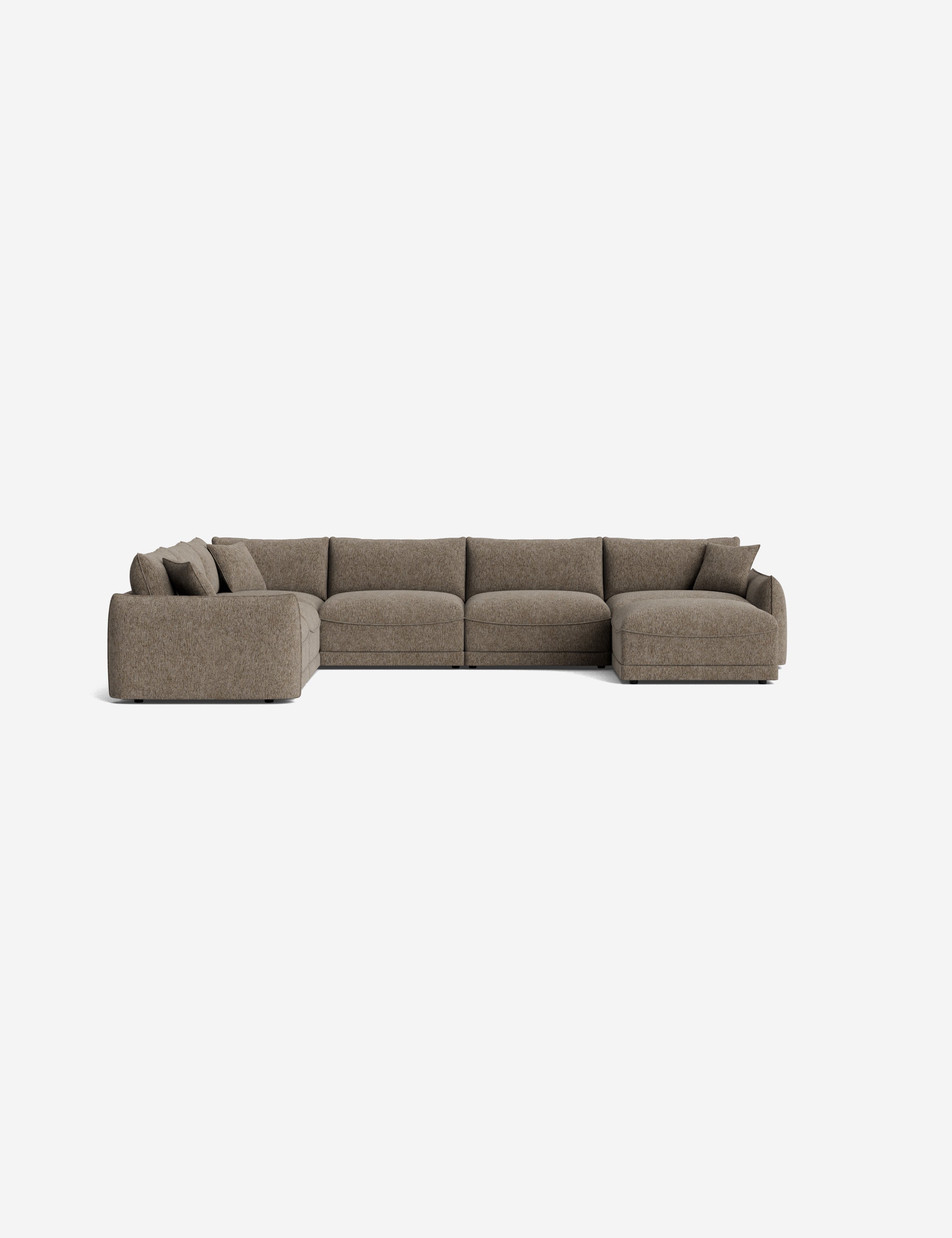 Lulu and Georgia Balmer Modular Corner Sectional Sofa With Ottoman - view 106