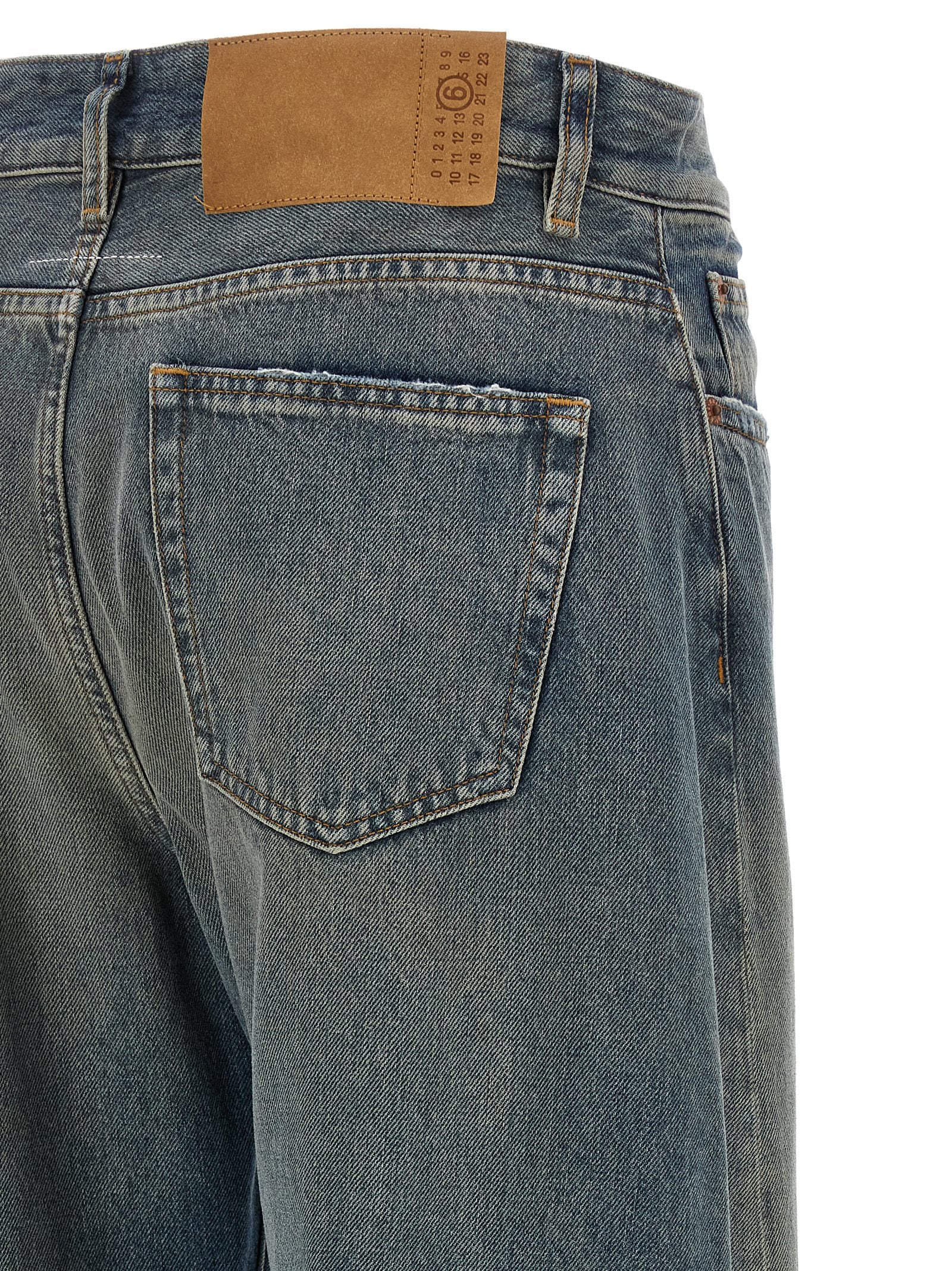 Mm6 Maison Margiela Jeans Wide-leg – 100% cotton - view 4