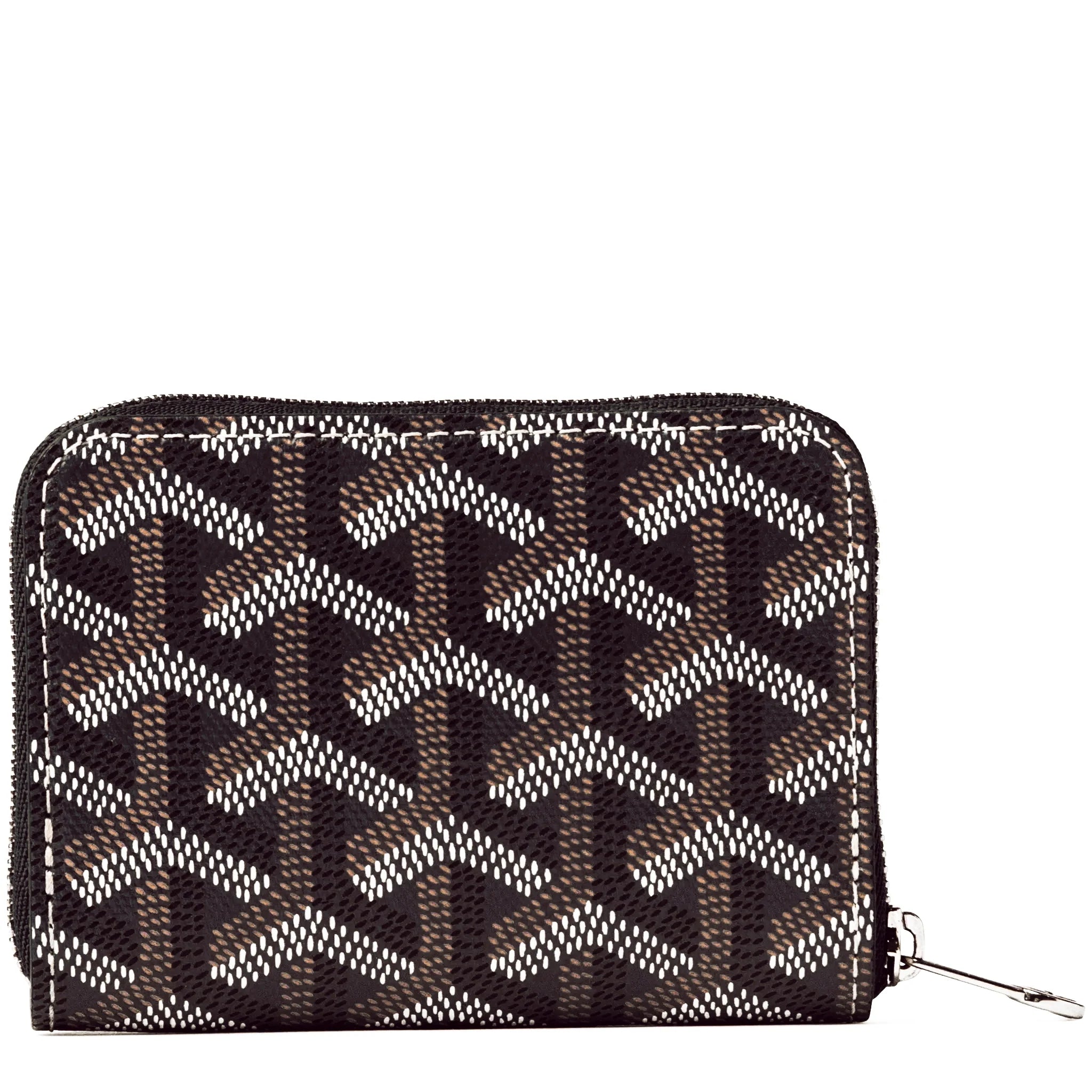 Goyard Matignon Black Tan Mini Wallet - view 2