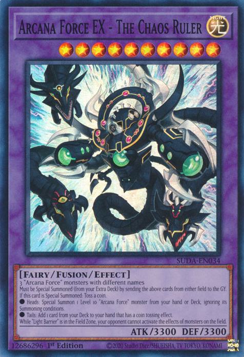 Yu-Gi-Oh! Arcana Force EX - The Chaos Ruler - SUDA-EN034 - Super Rare - 1st Edition