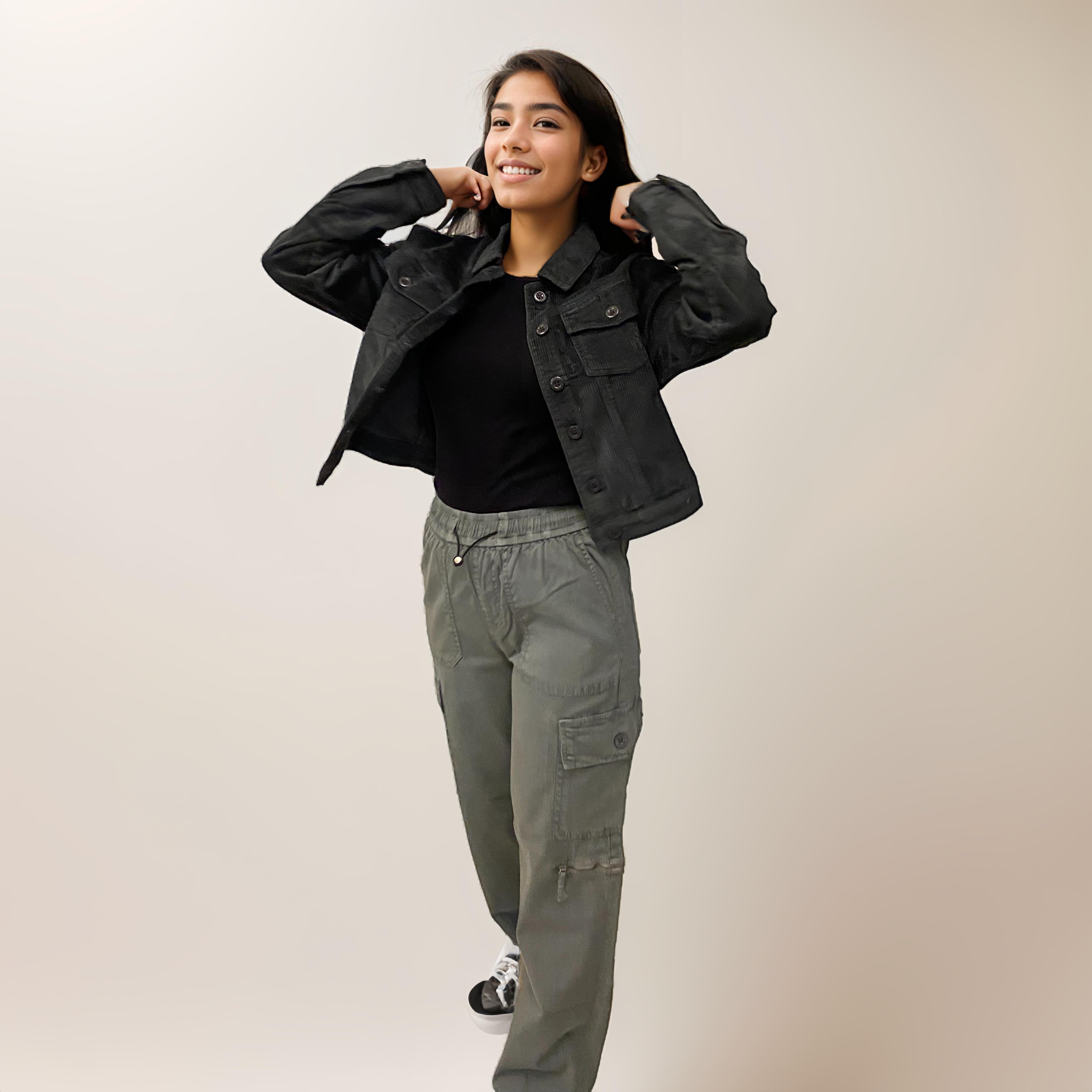 IZF Grey Corduroy Vintage Jacket