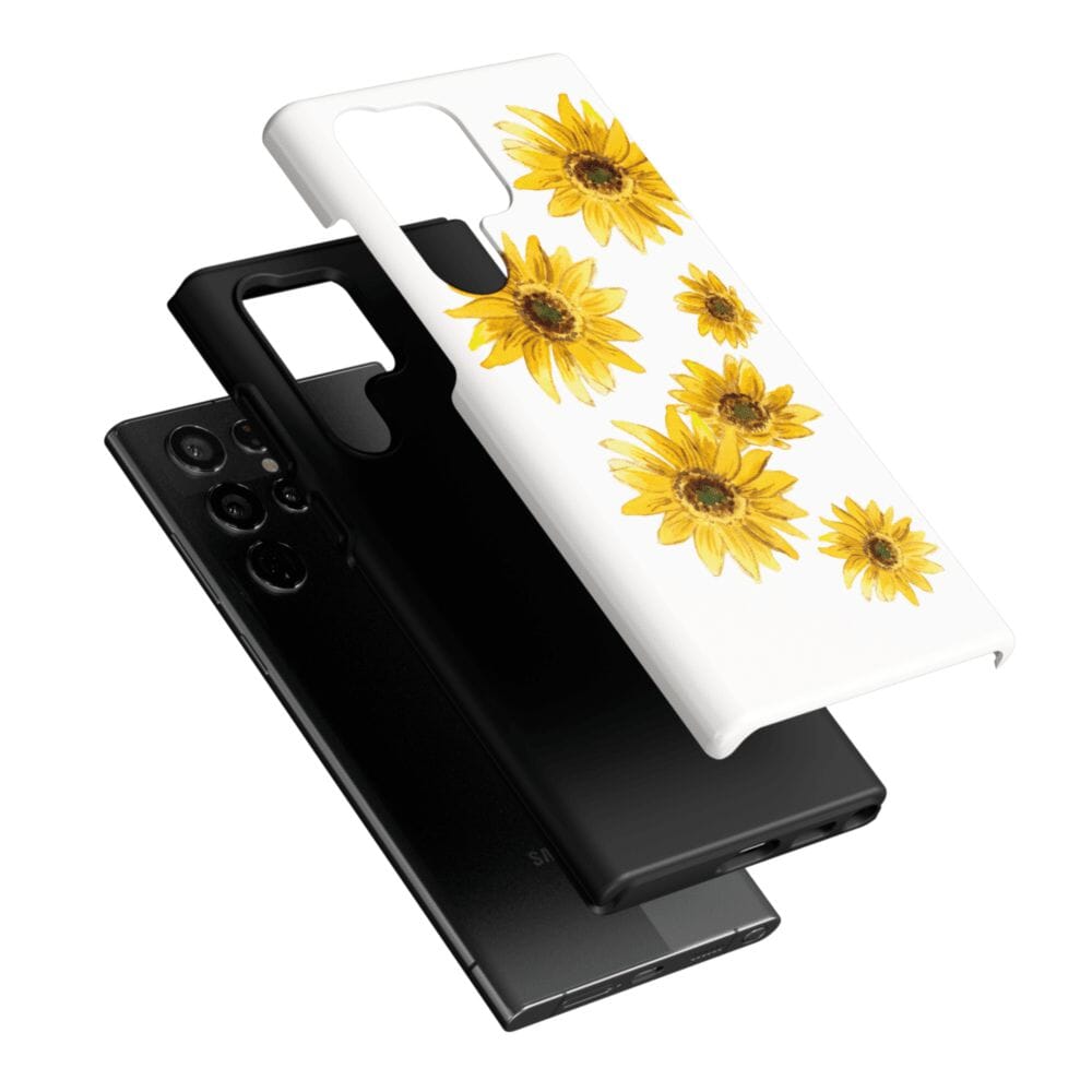 Casetry Golden Garden | Yellow Sunflower Floral Samsung Case - view 20