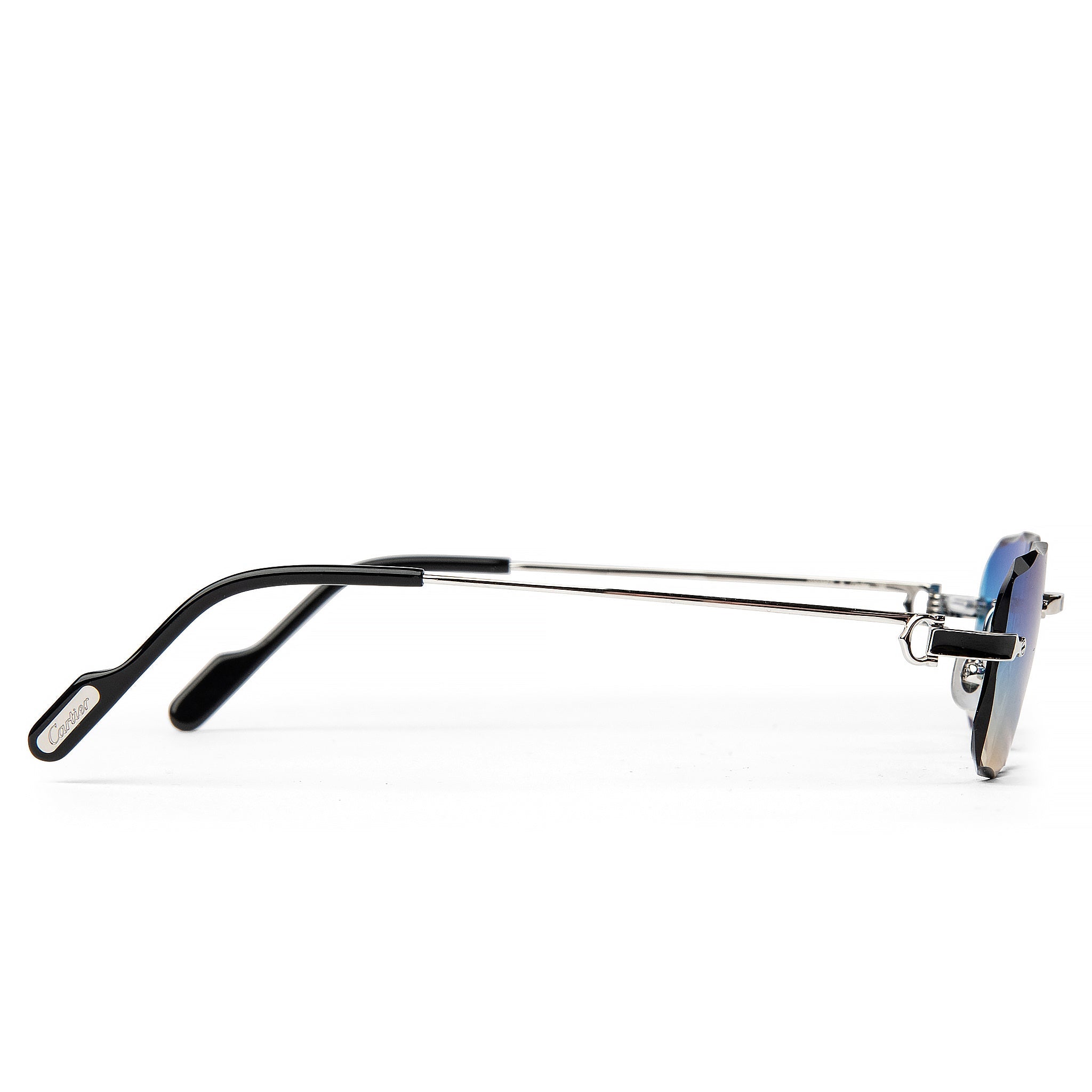 Cartier Eyewear Custom CT0343O-002 C Decor Rimless Sunglasses - view 3