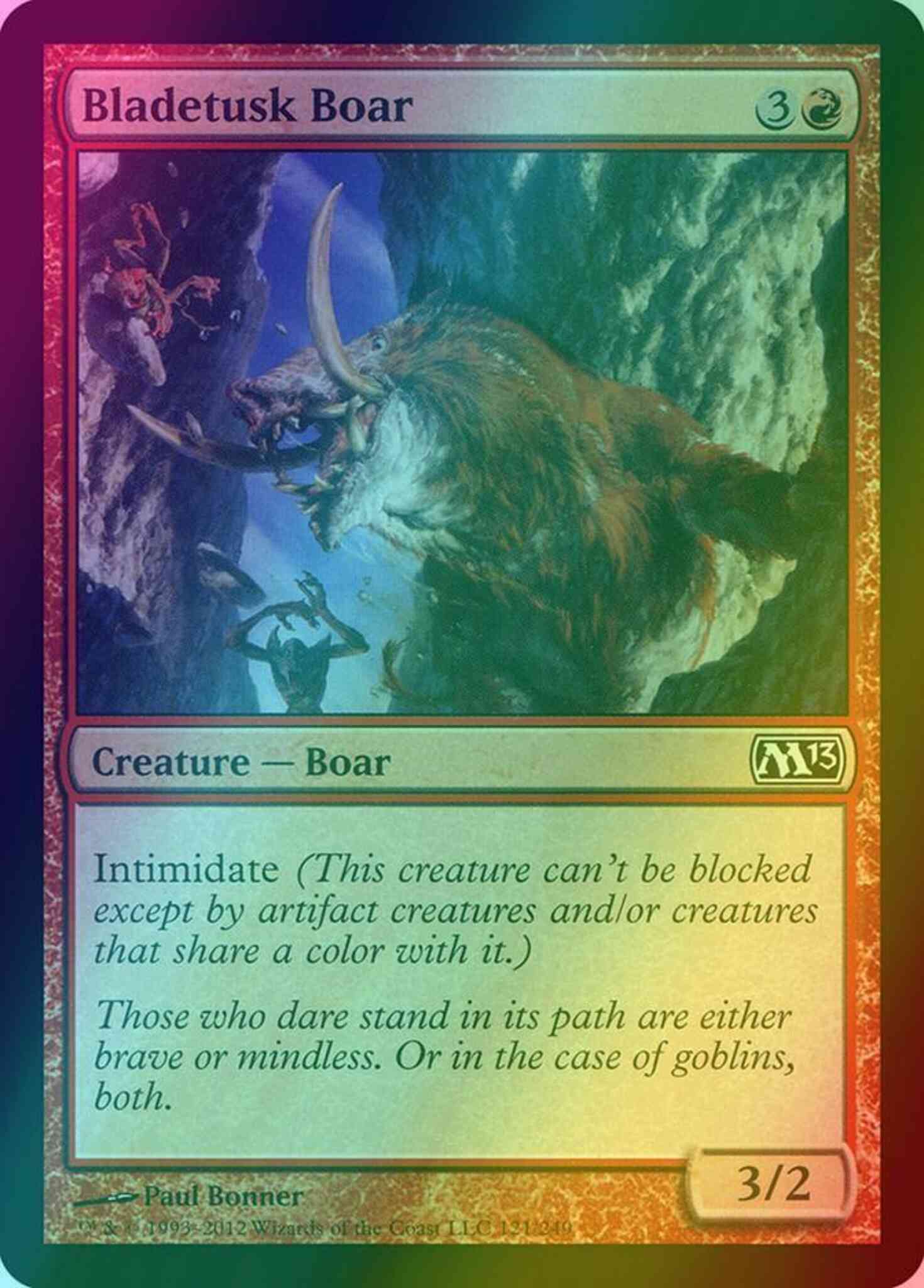 Boar 121 magic – Bladetusk Boar [121] [Magic 2013] [Foil]