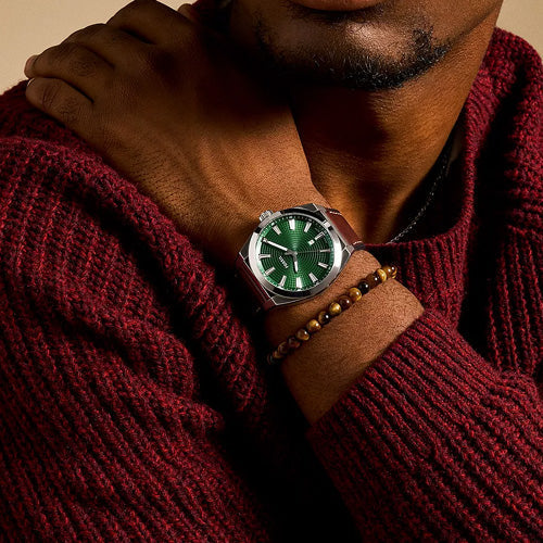 Fossil Everett Green Dial Men 42mm FS6080SET - view 2