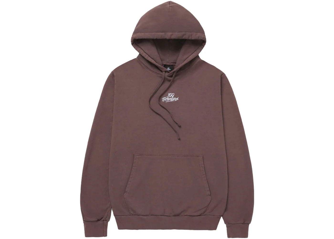100 Thieves 5 Year Hoodie Chestnut