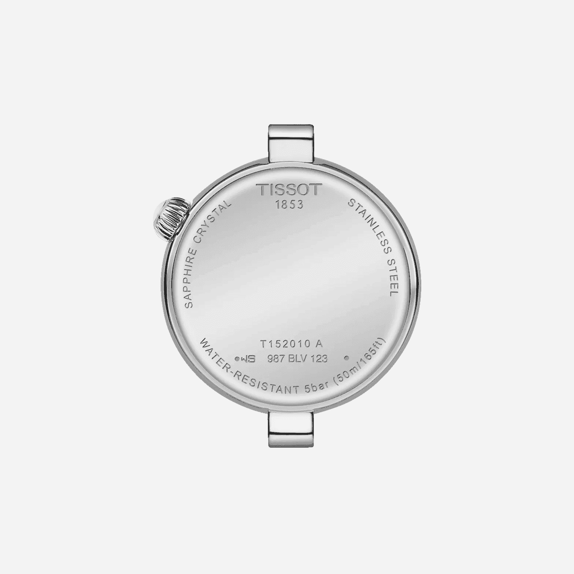 Tissot Desir Graded Silver-Black Dial 28mm Grey Leather Strap Watch - view 2