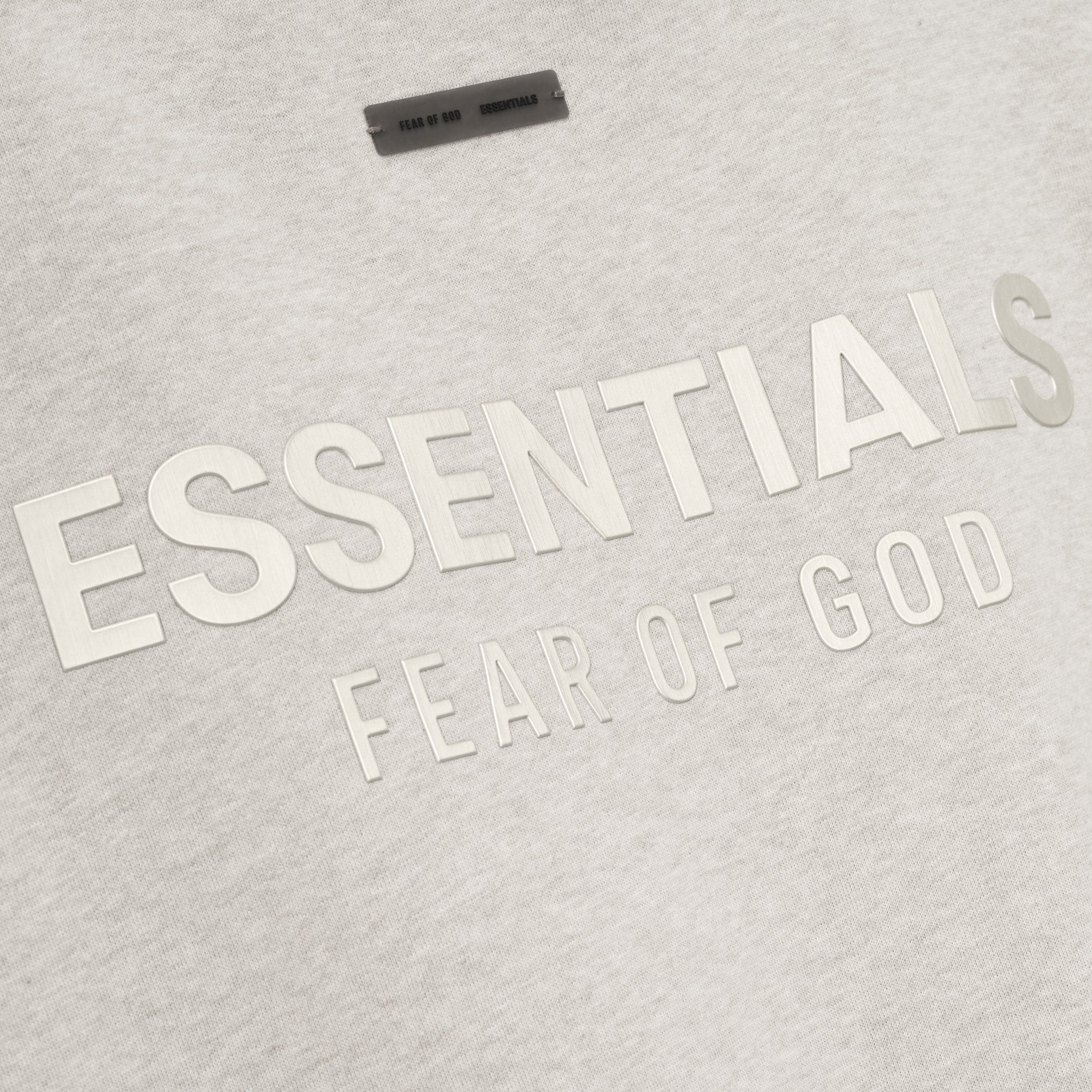 Fear Of God Essentials SS25 Womens Classic Fleece Crewneck- Heather Stone - view 2