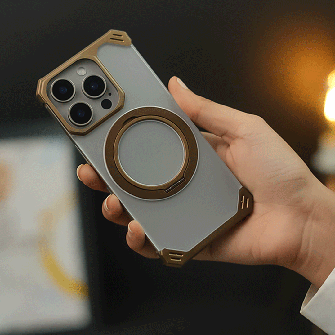 Million Cases Ultimate Slim Frameless Metal Stand Case - iPhone - view 13