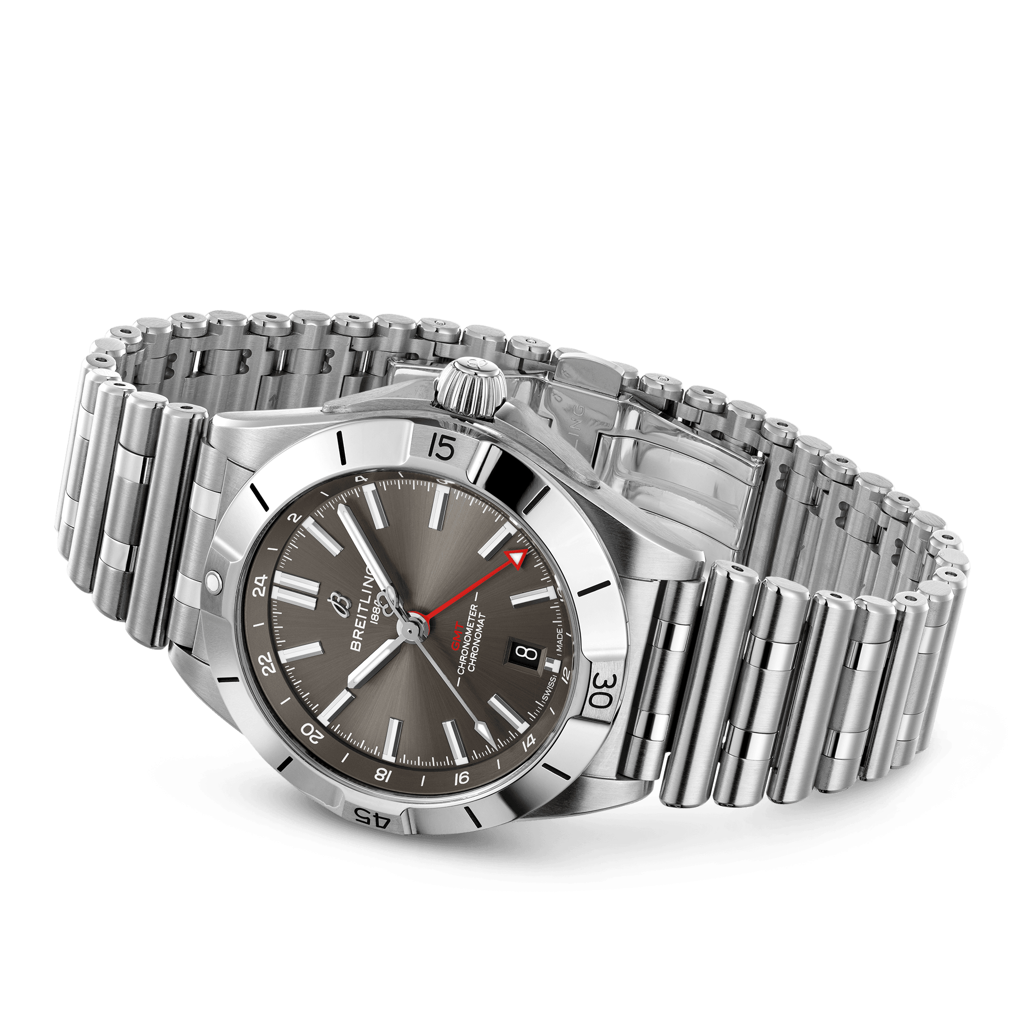 Breitling Chronomat GMT Brown Grey Dial Men 40mm - view 2