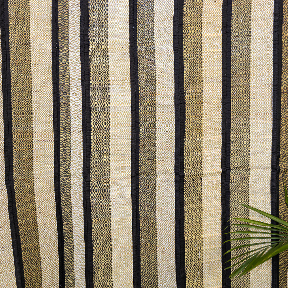 ITOKRI CRAFTS INITIATIVE Beige - Madur Grass Window Curtain of Midnapore (5 x 4 feet) - view 3