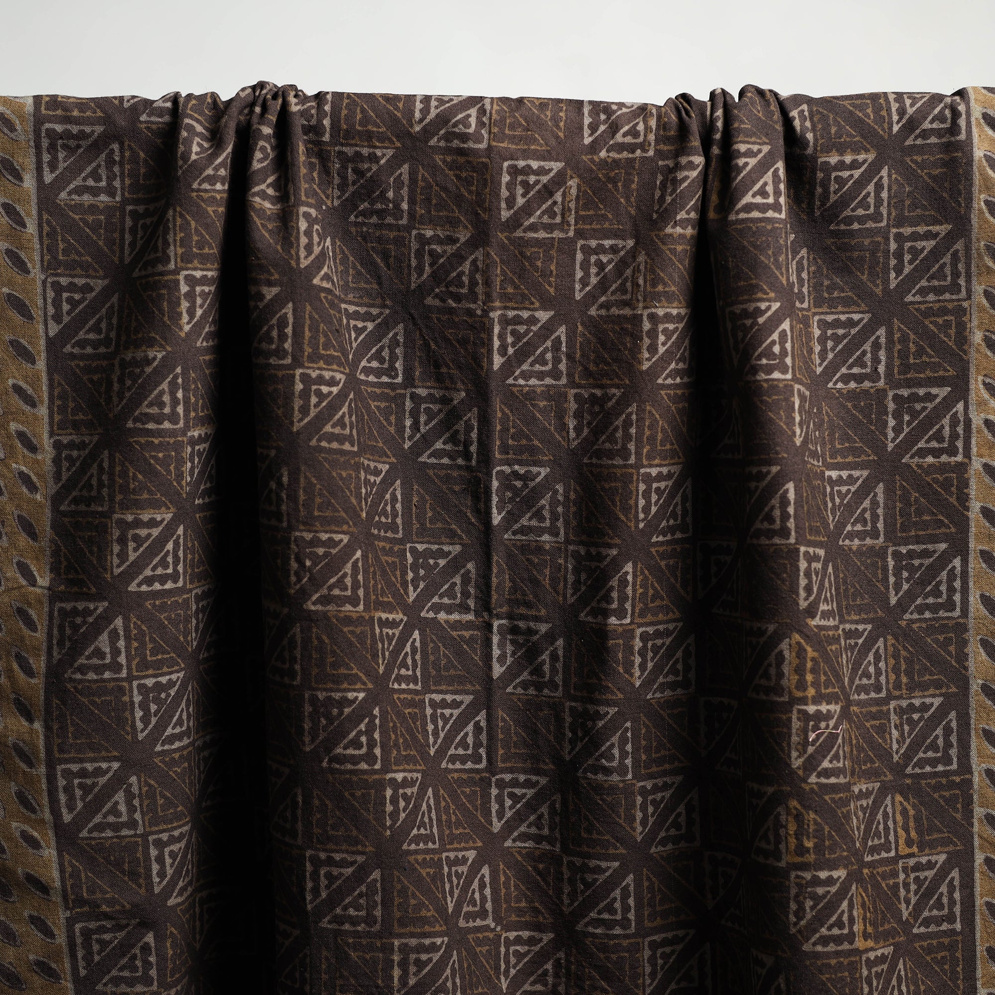 HAVELI CHRONICLES Brown - Akola Block Print Pure Handloom Cotton Towel 13 - view 3