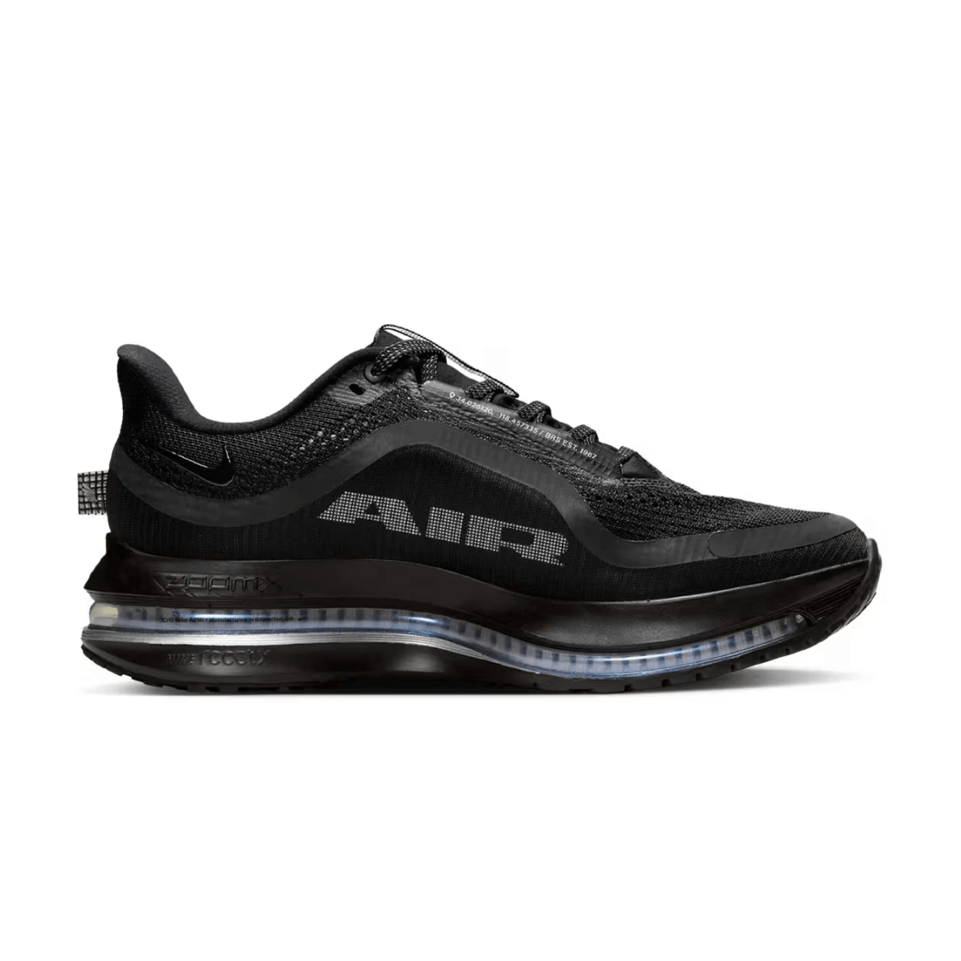 HYPE ELIXIR Nike Air Zoom Pegasus Premium Black Metallic Silver