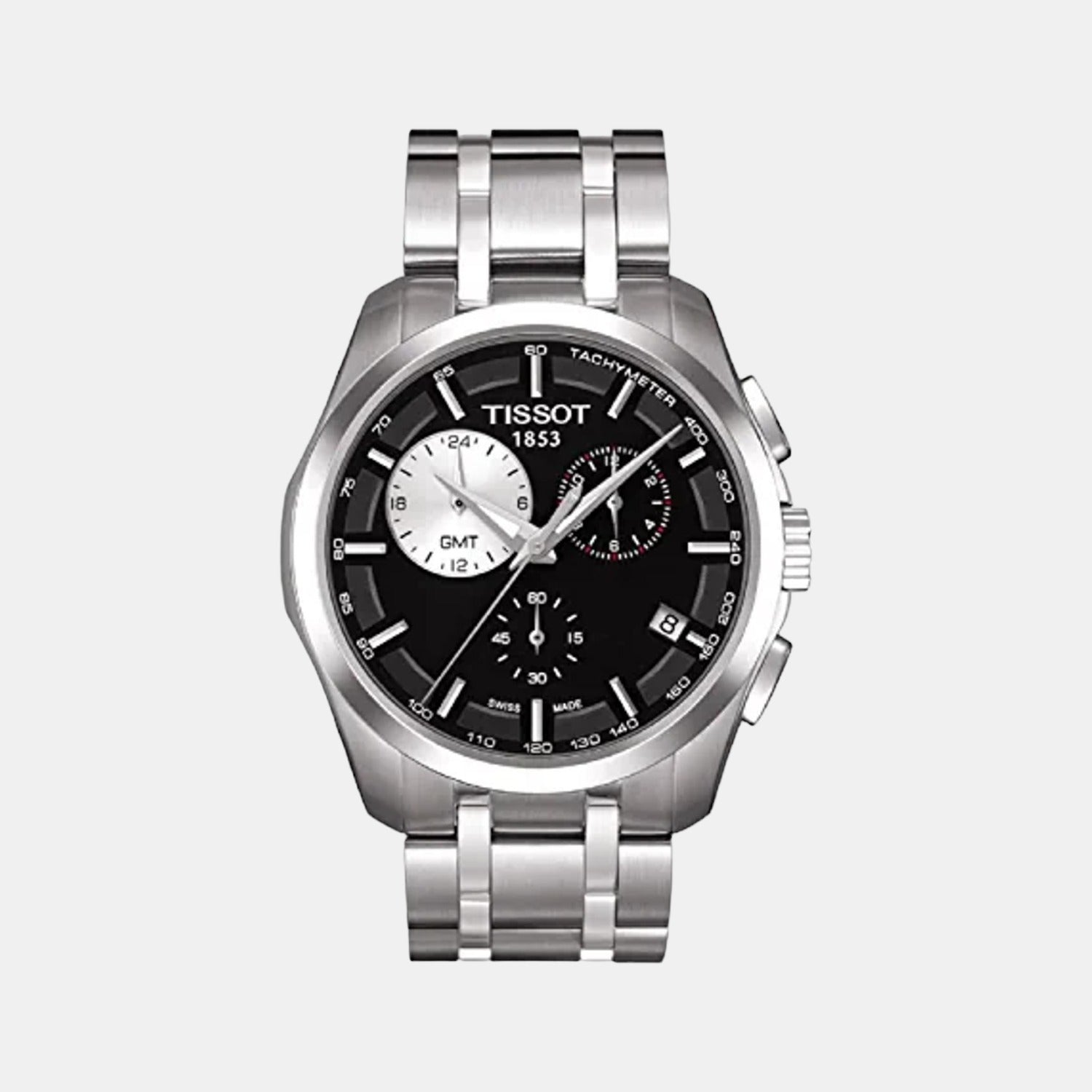 Tissot Couturier Men Stainless Steel Chronograph Watch T0354391105100