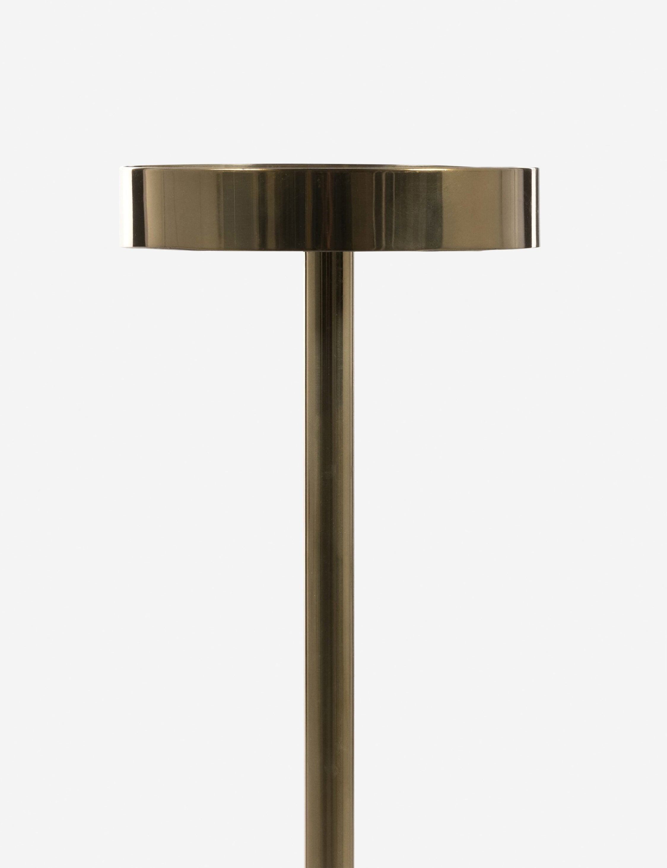 Lulu and Georgia Courtland Round Side Table – Brass - view 5