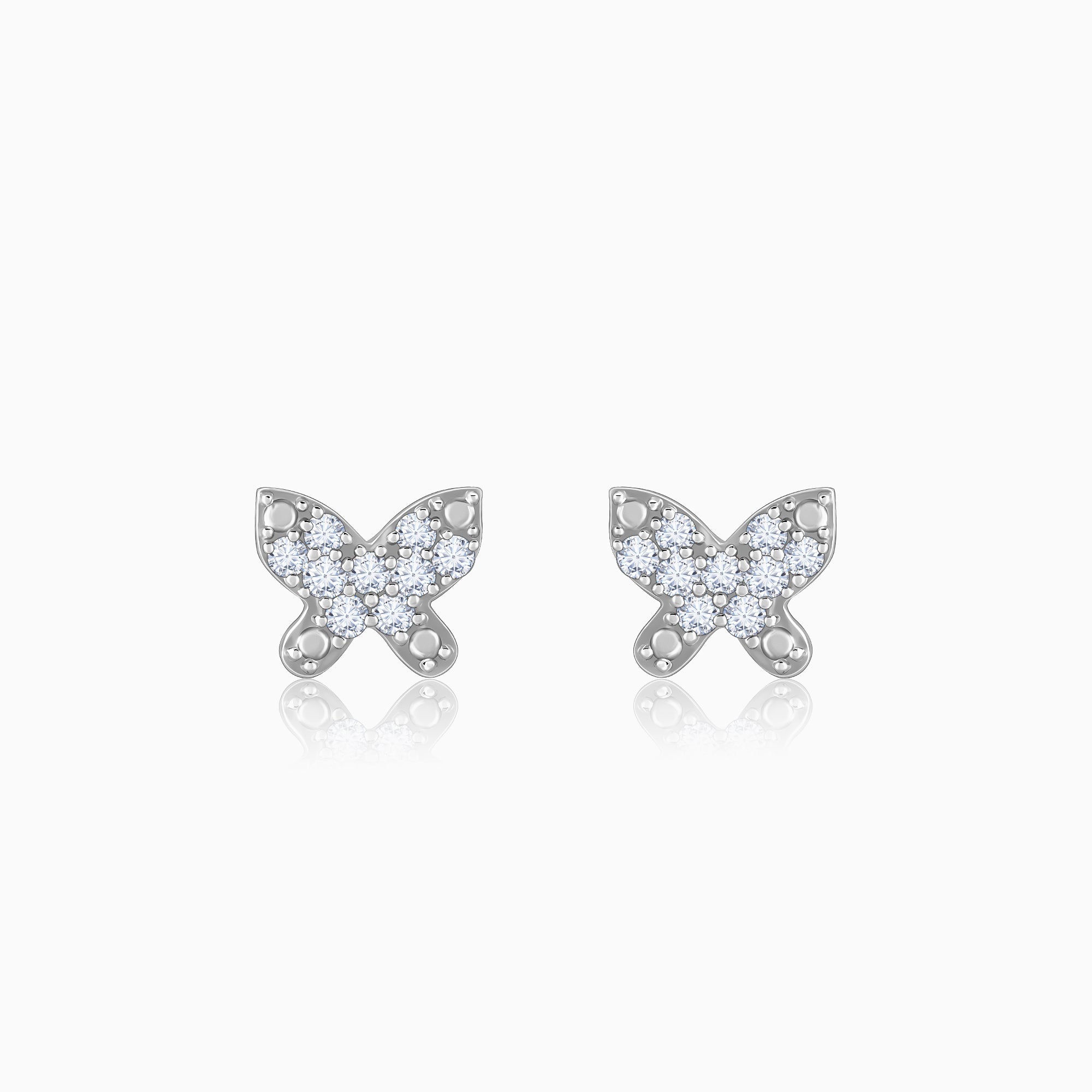 GIVA Jewellery Gold Evolve Diamond Earrings