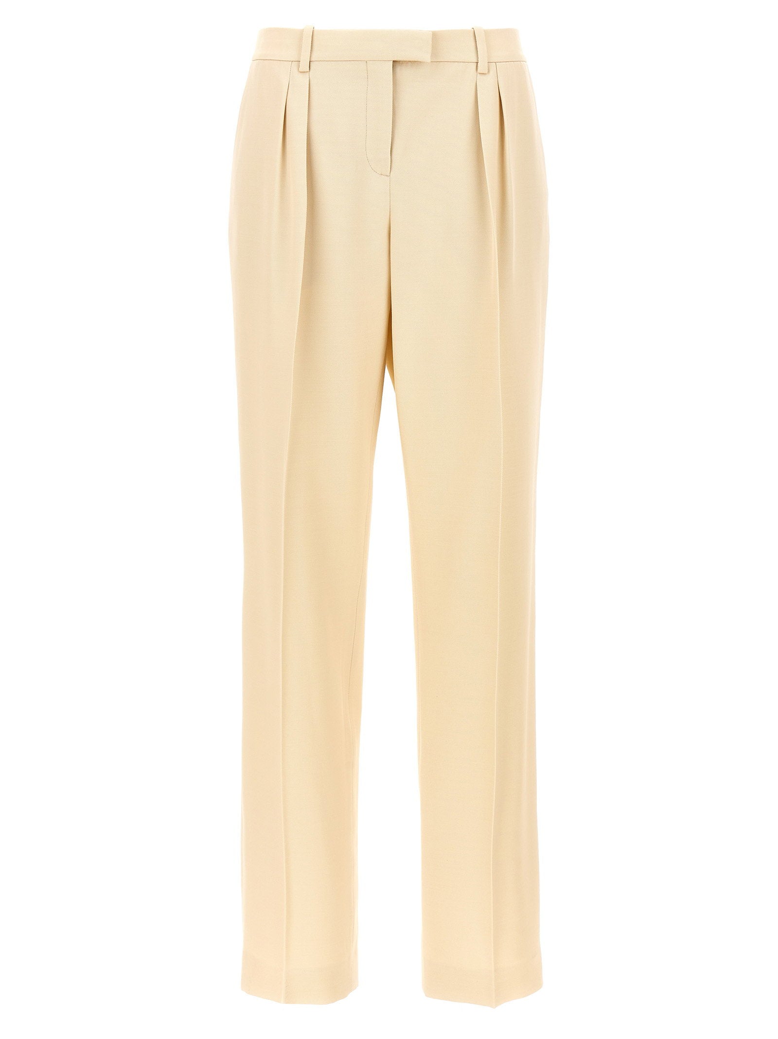 Tom Ford Pants With Front Pleats – 51% silk, 49% wool