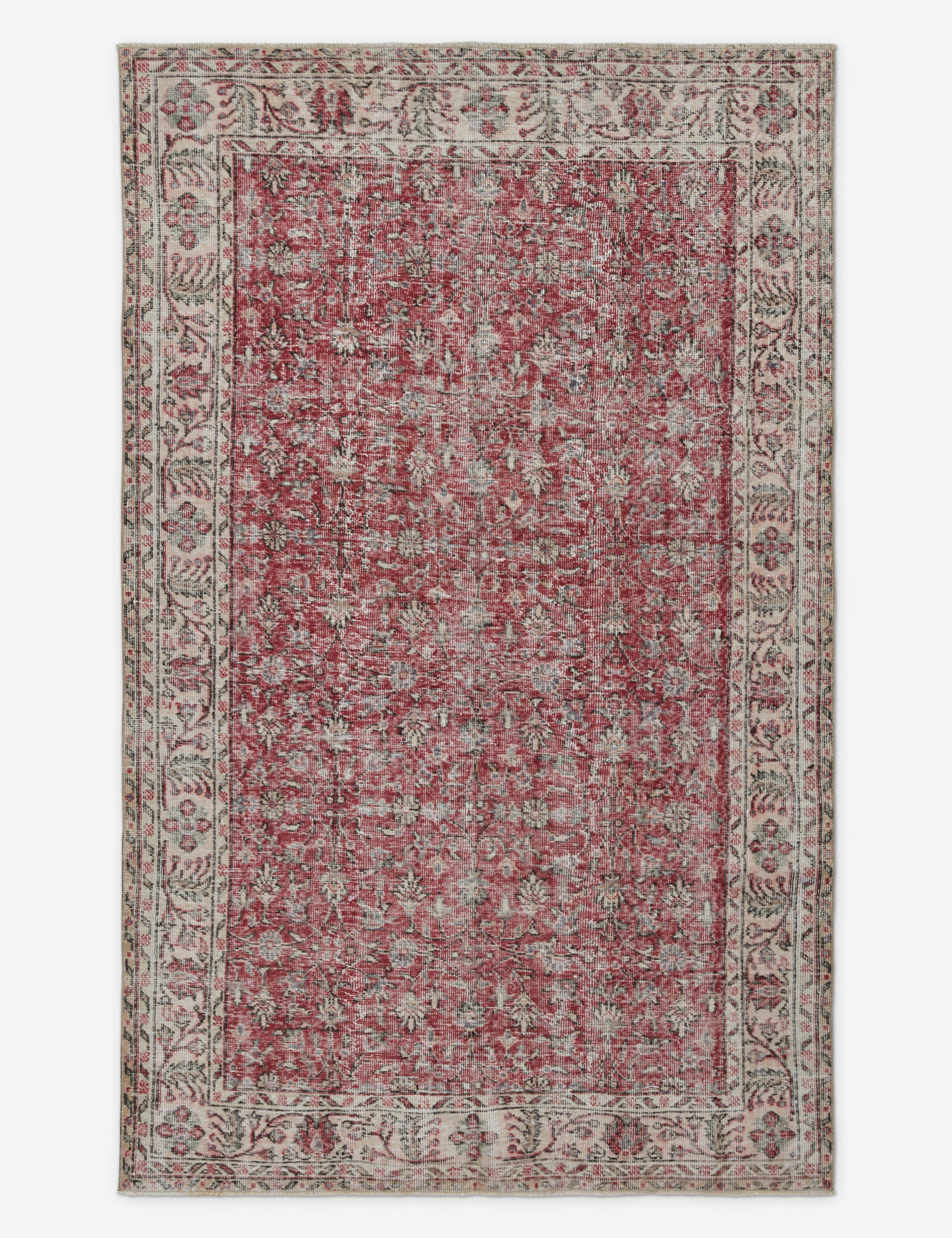Lulu and Georgia Vintage Turkish Rug No. 188, 5'2" x 8'7"