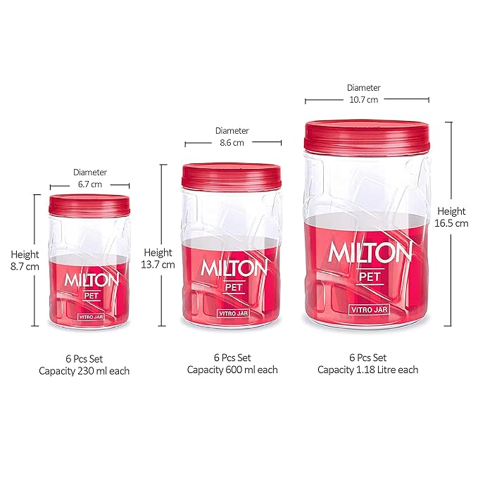 Vitro Pet Airtight Jar (Milton) - view 2