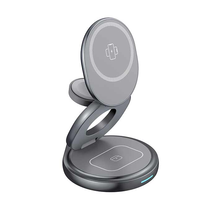 BlackTree 360 Rotation 3-In-1 Magnetic MagSafe Wireless Charger