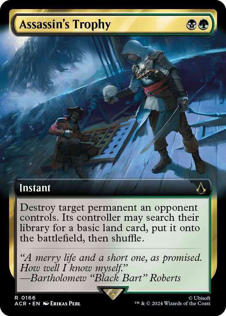Trophy 166 extended – Magic Assassin's Trophy [166] [Extended Art] [Assassin's Creed] [Non-Foil]