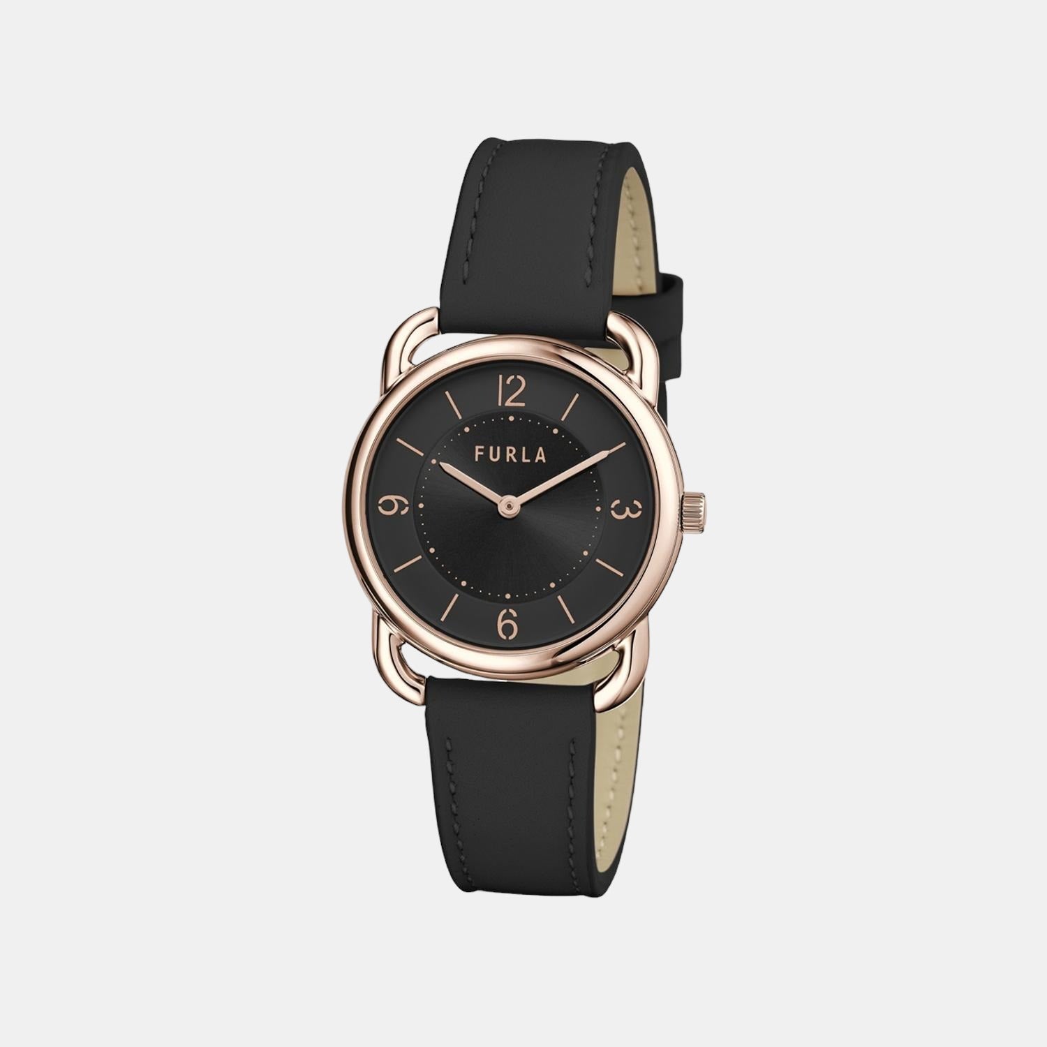 Furla Heritage Women Quartz Black Dial Analog Leather Watch WW00021013L3 - view 5