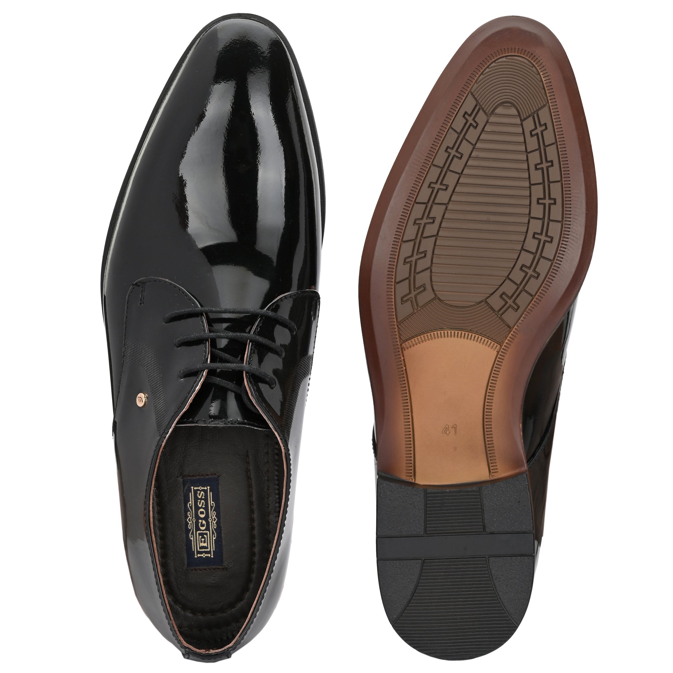 egoss-shoes Formal Leather Laceup Shoes For Men - view 5