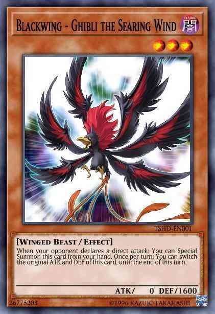 Yu-Gi-Oh! Blackwing - Ghibli the Searing Wind - TSHD-EN001 - Common - Unlimited
