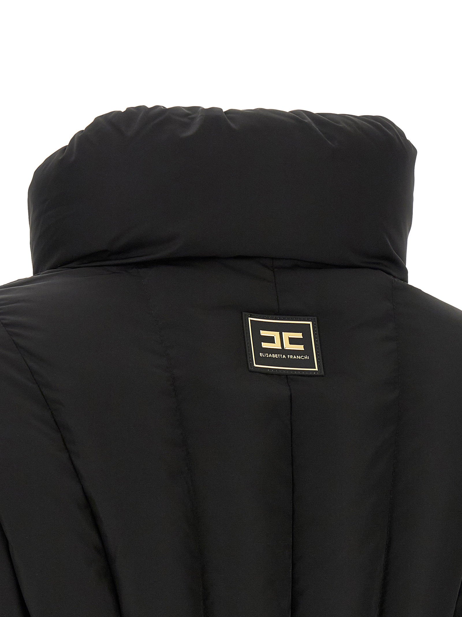Elisabetta Franchi Bustier Quilted Down Jacket - view 4