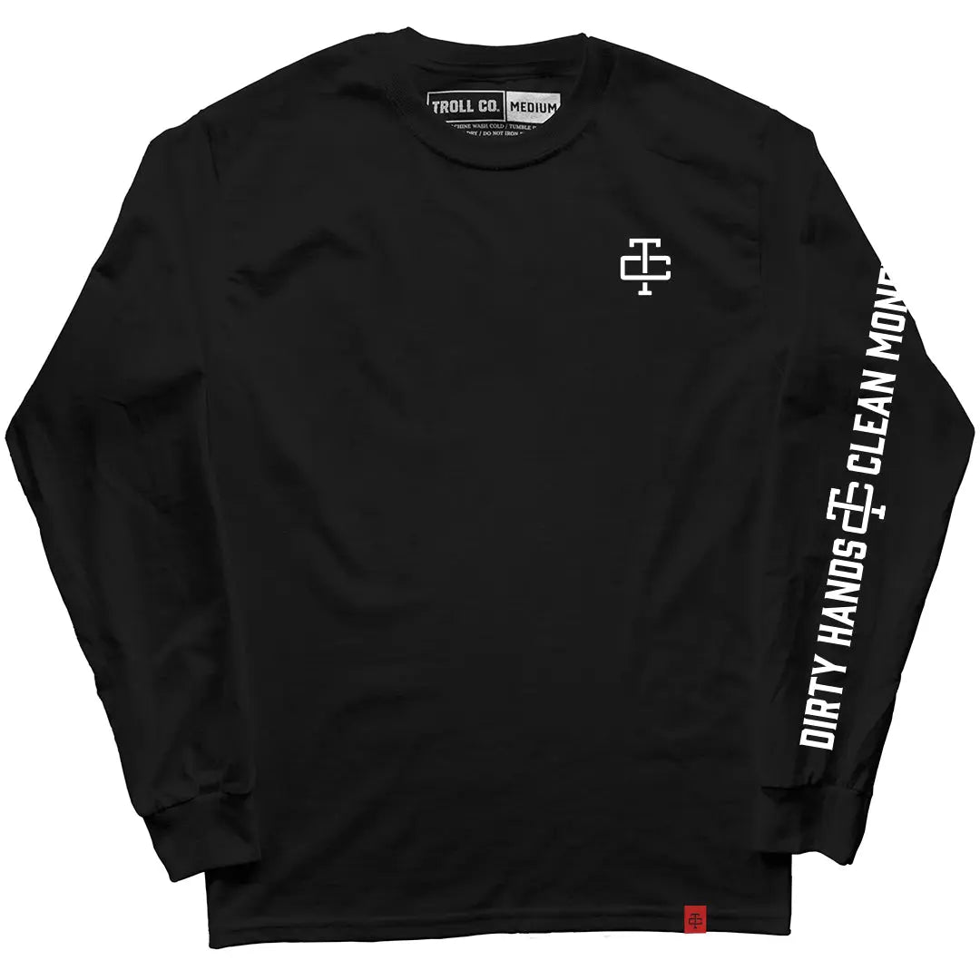 Radial Grit Long Sleeve – Black - view 2