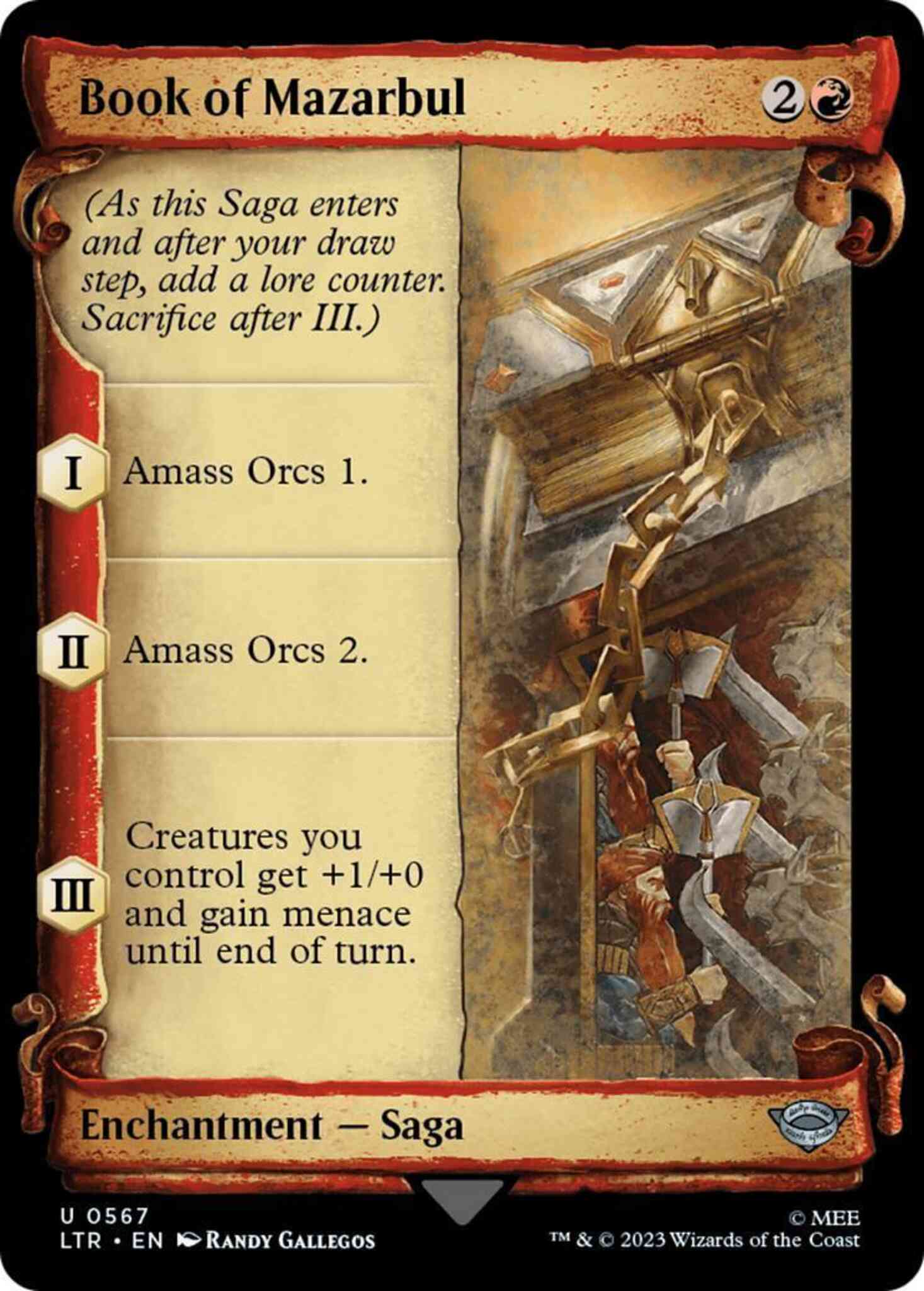 Magic Book of Mazarbul [567] [Scrolls Showcase] [The Lord of the Rings: Tales of Middle-earth] [Non-Foil]
