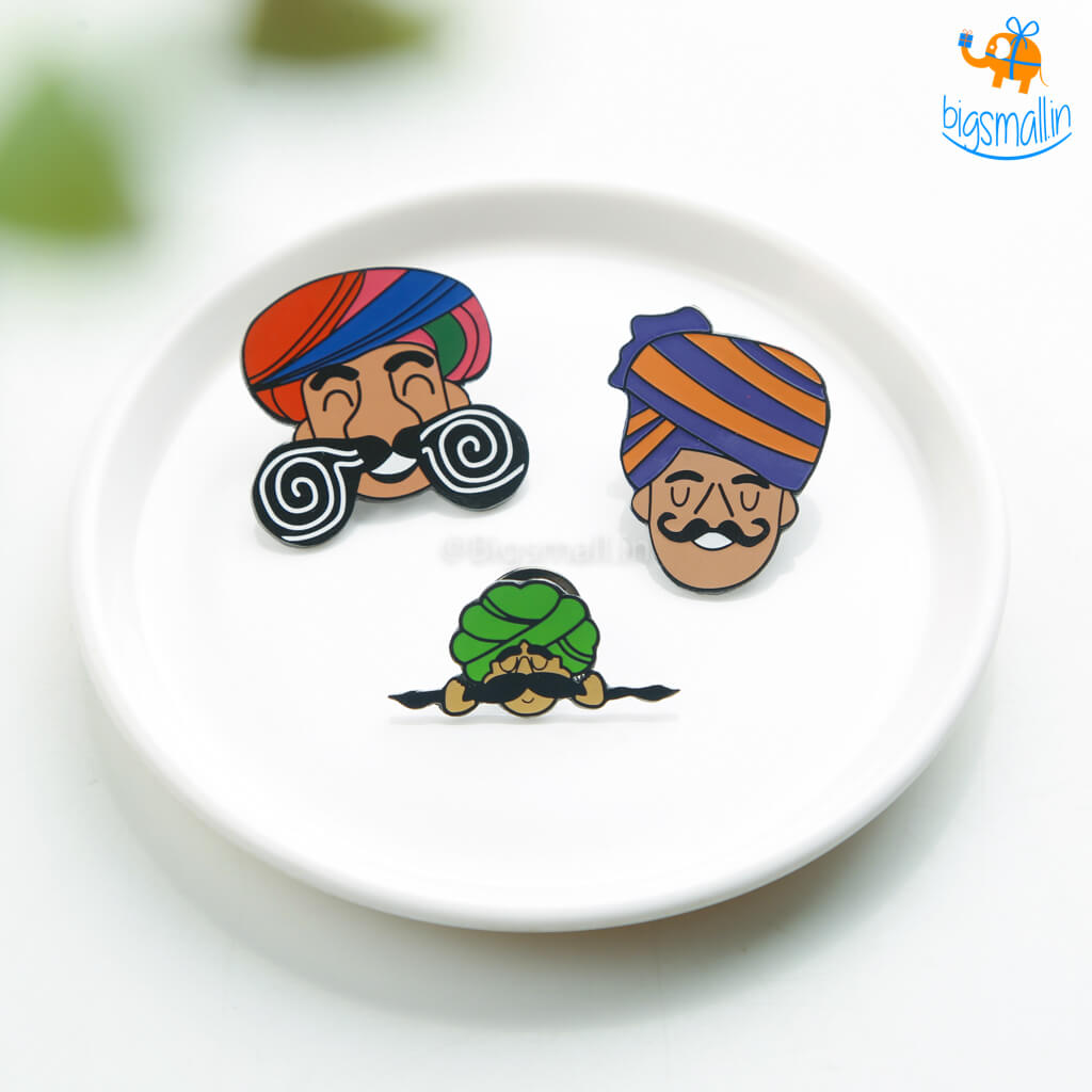 Bigsmall_piu Mooch Lapel Pin - Set Of 3 - view 5