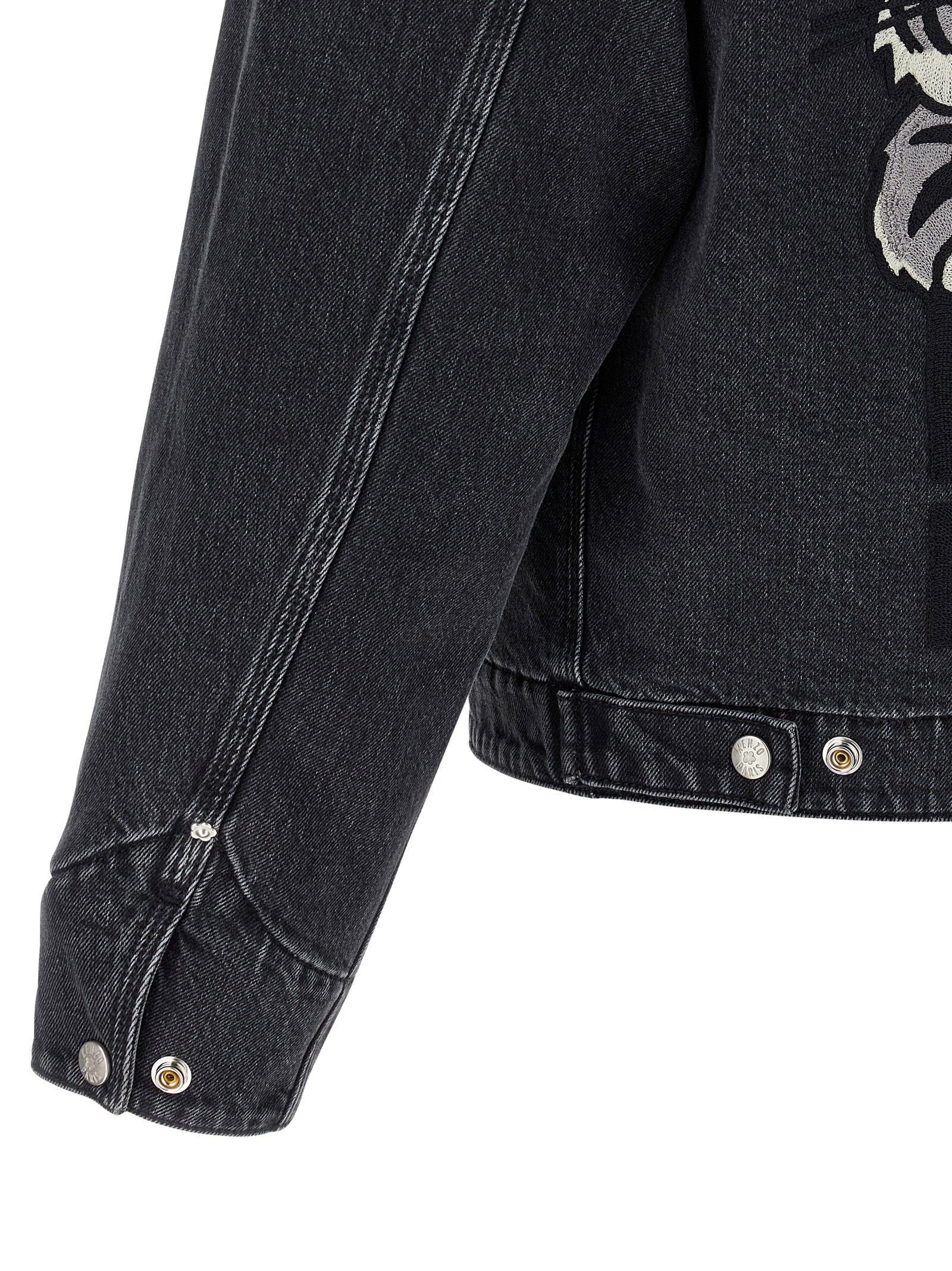 Kenzo Happy Tiger Denim Jacket – 99% cotton, 1% elastane - view 4