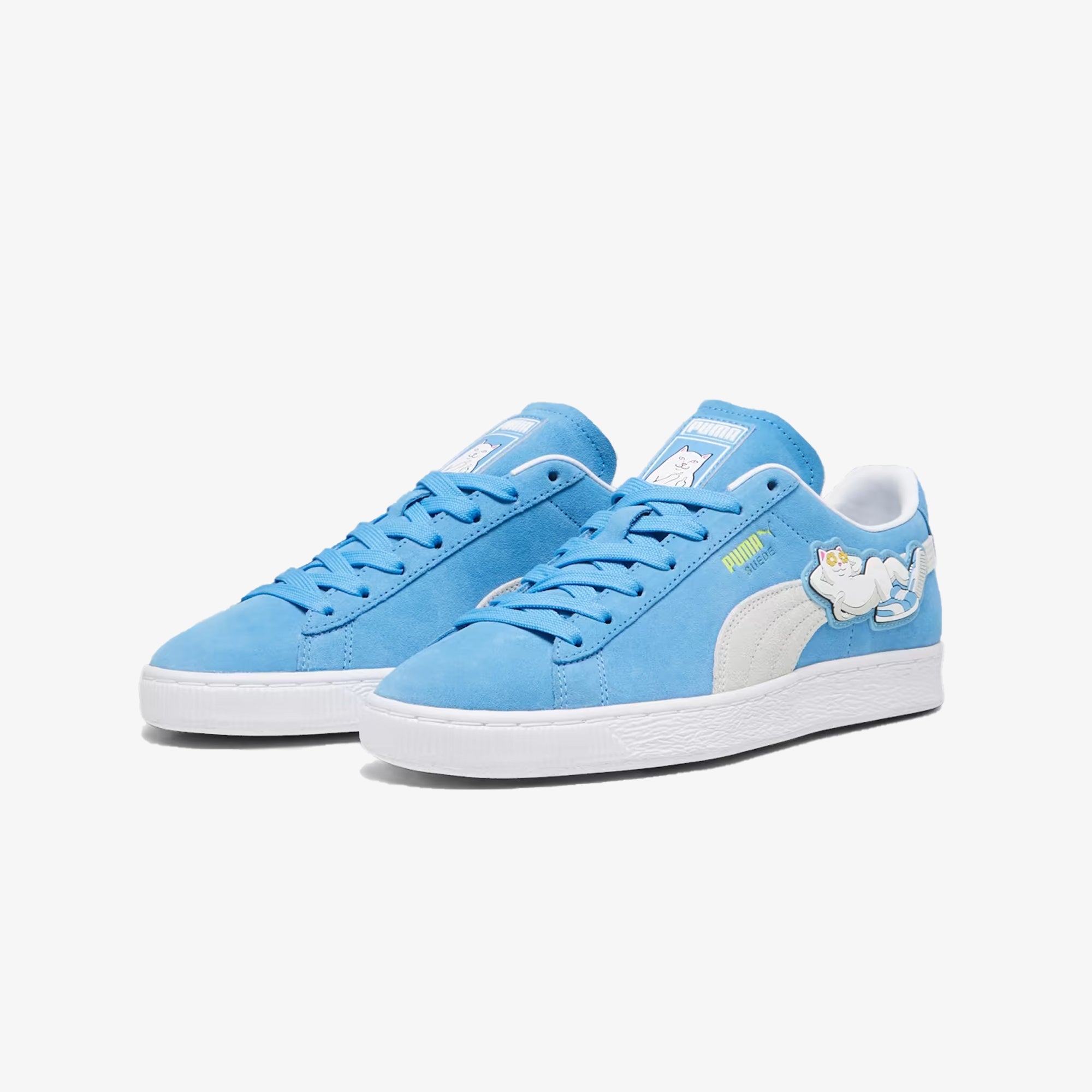 Puma | RIPNDIP SUEDE BLUE SNEAKERS { REGAL BLUE/WHITE