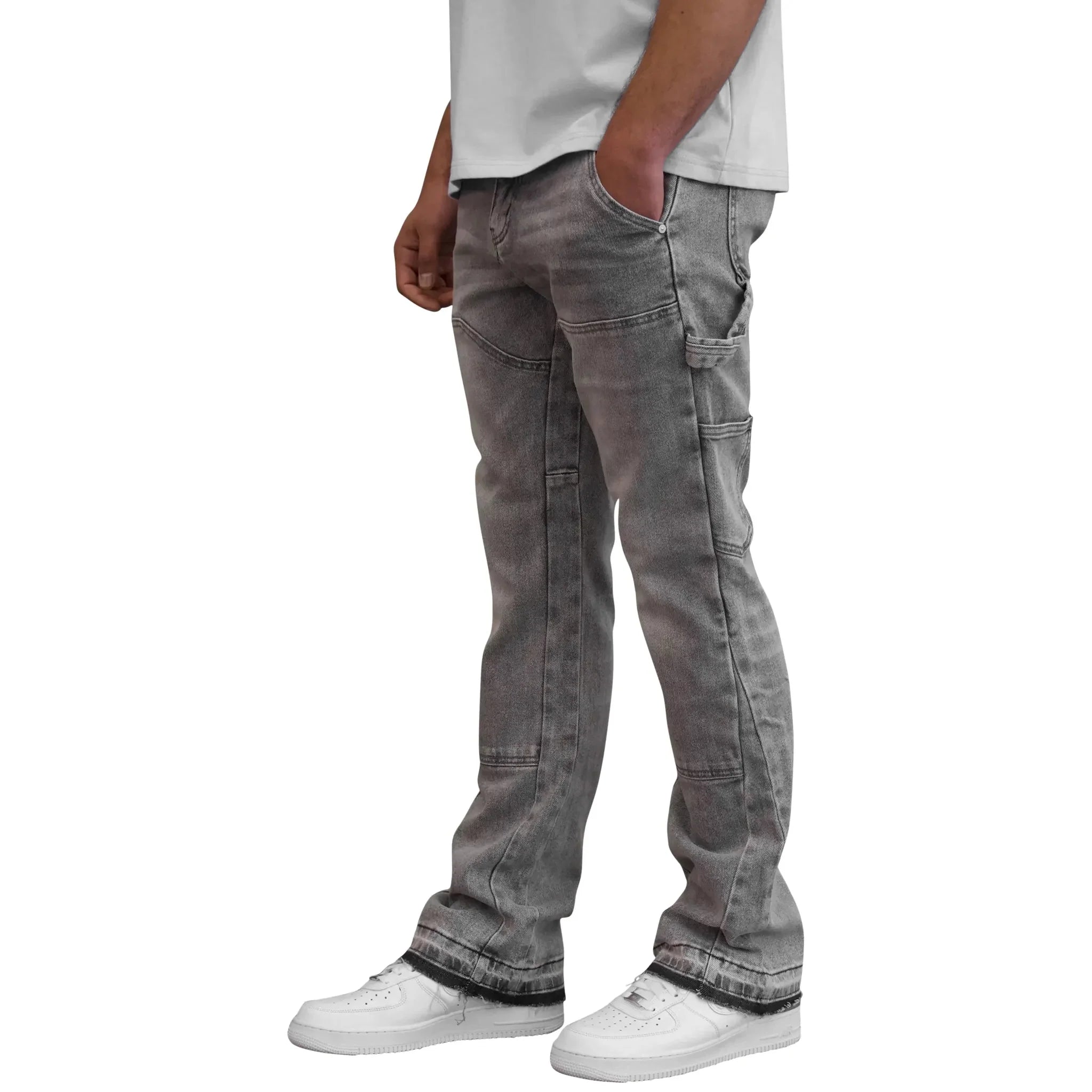 SIARR Carpenter Jeans Light Grey - view 2
