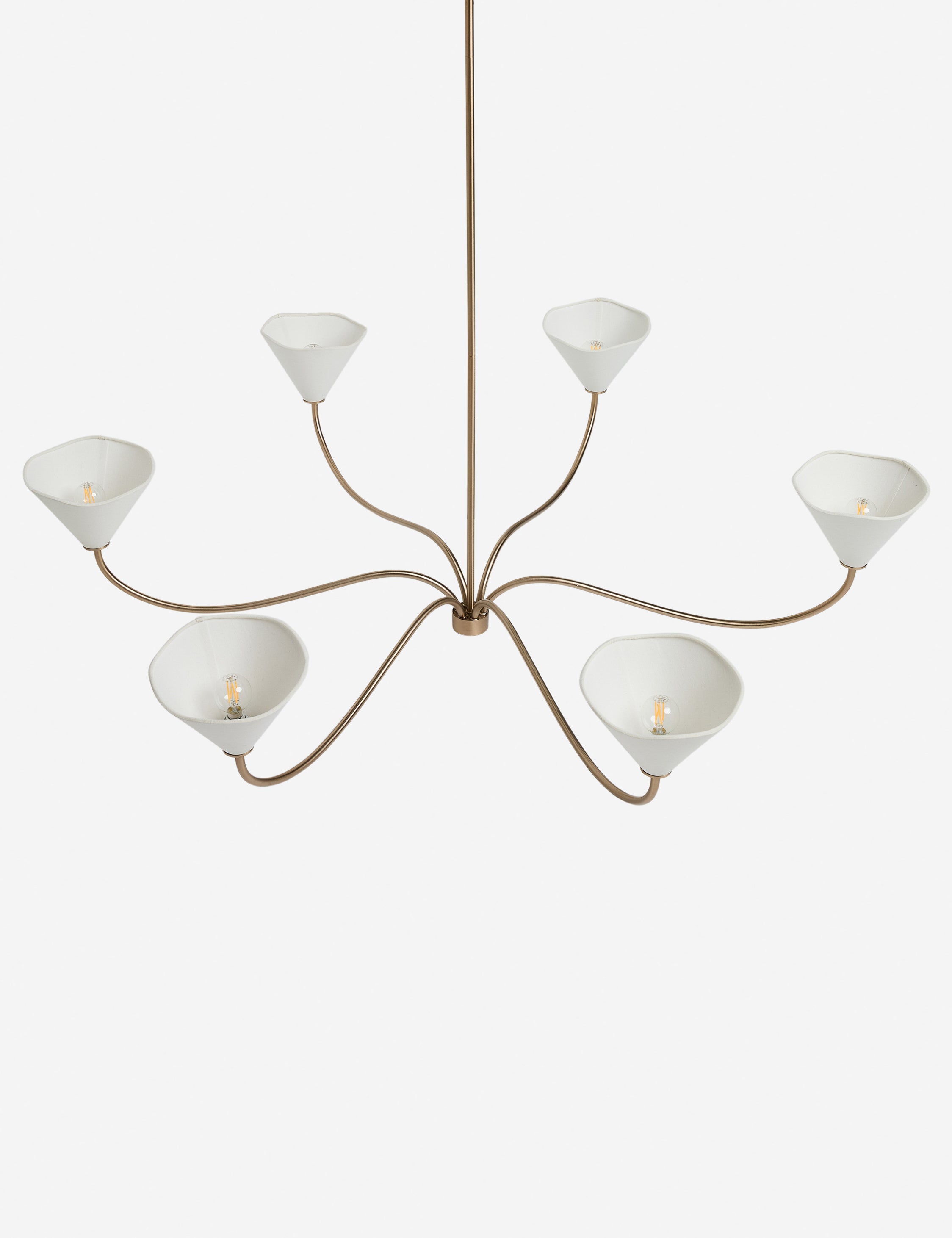 Lulu and Georgia Loana Chandelier – Satin Brass - view 5