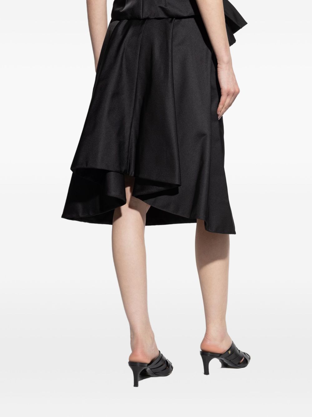 Alexander McQueen Satin A-line skirt – Polyester 61%, Silk 39% - view 5