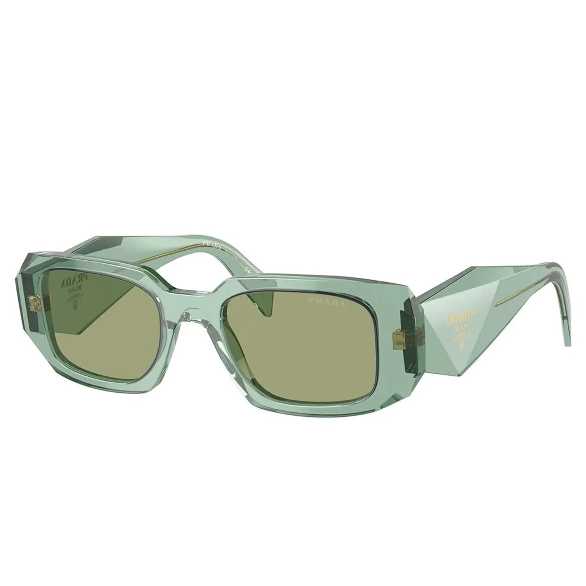 Prada PR 17WS 11R10E Transparent Sage Sunglasses - view 2