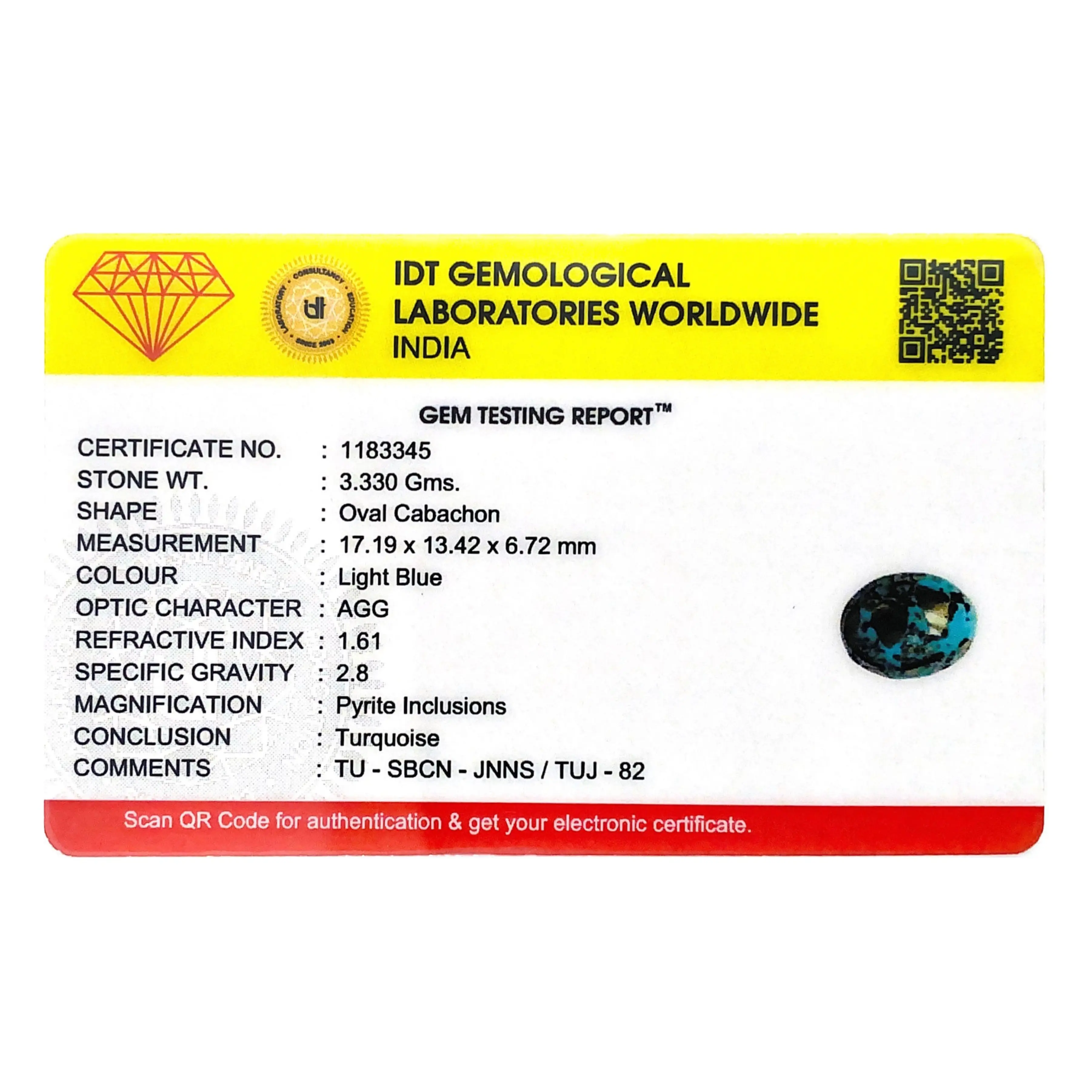 Pramogh Irani Firoza - 16.65 Carat - view 4