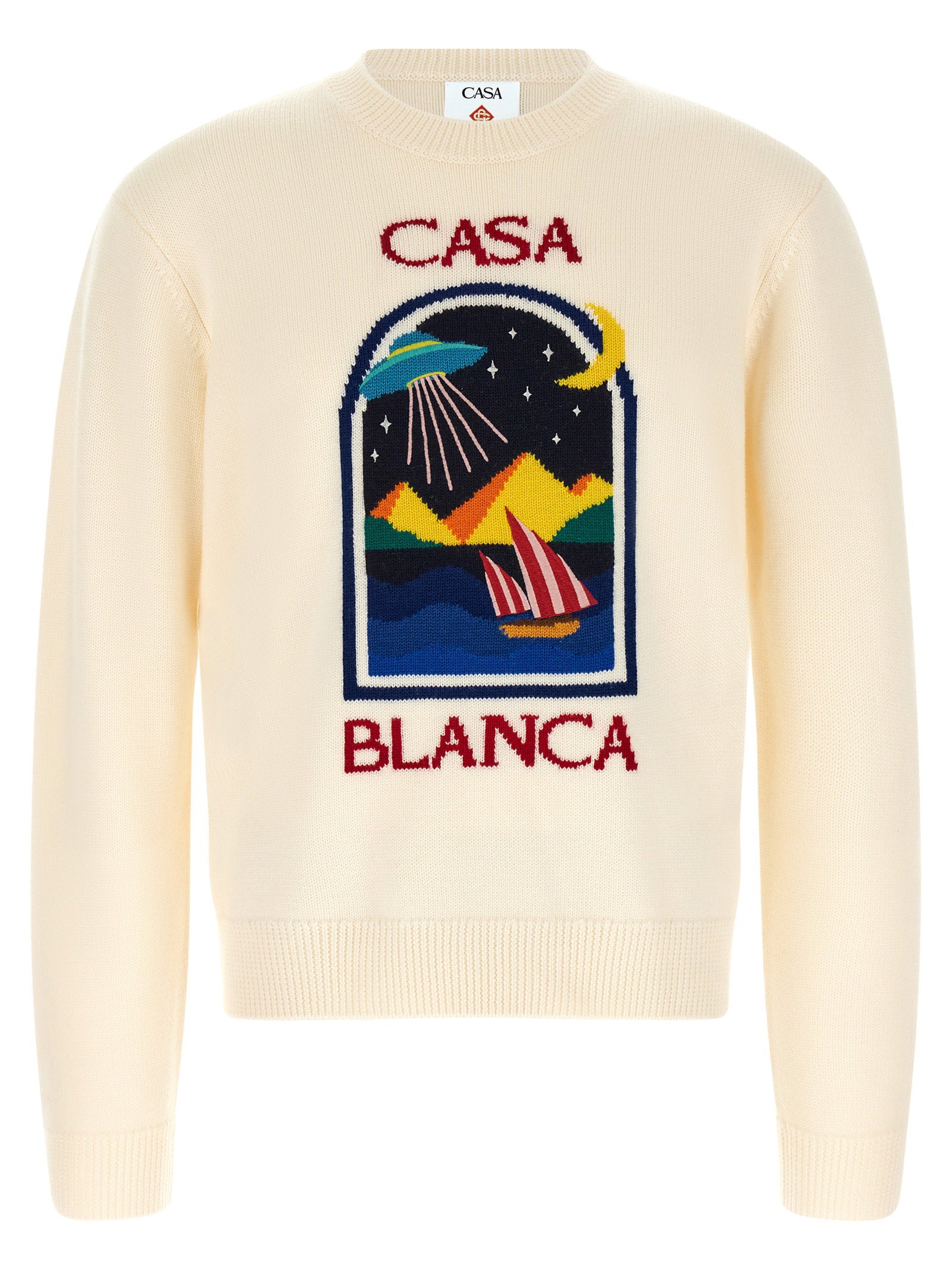 Casablanca Pyramid Abduction Sweater – 100% wool