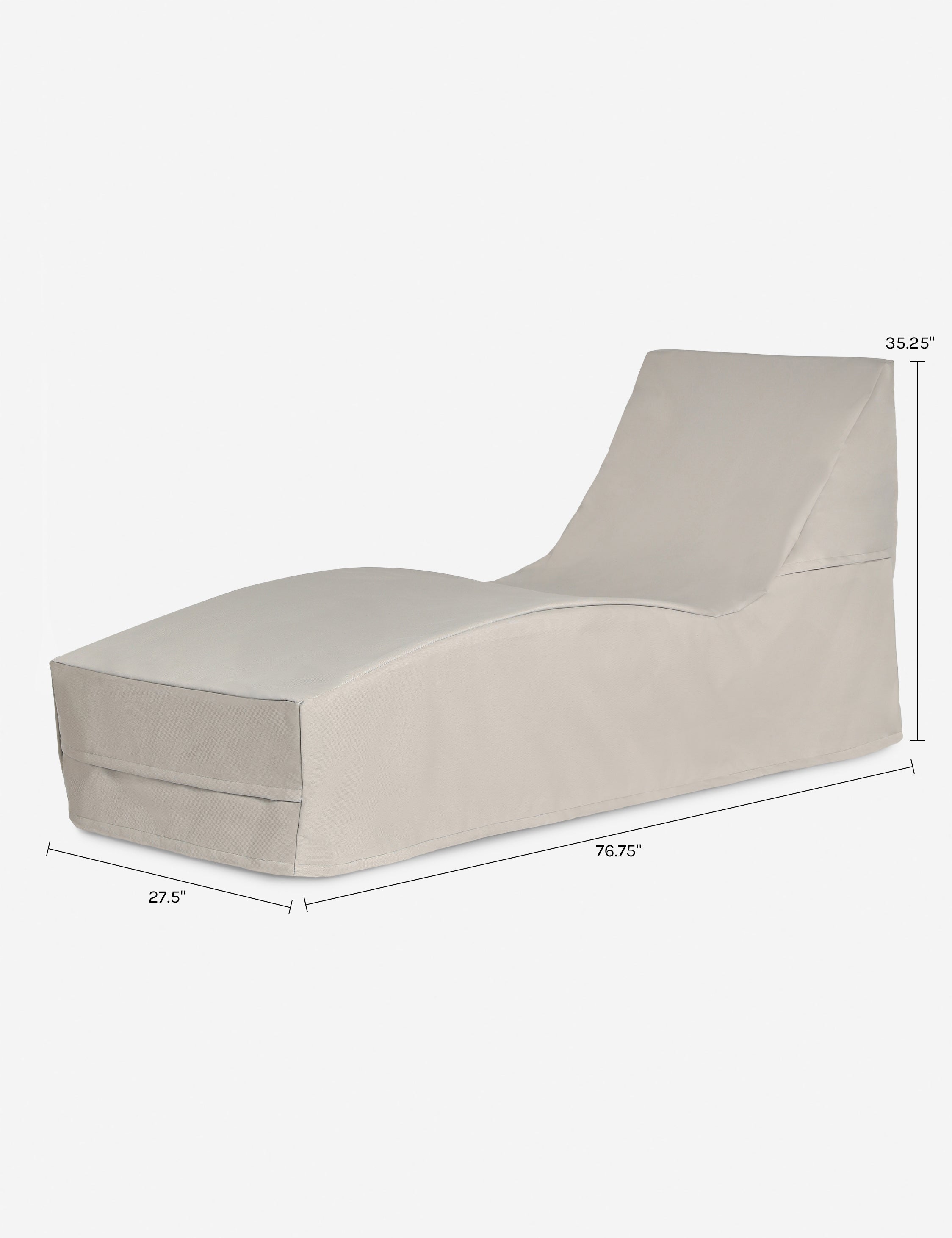 Lulu and Georgia Marisol Chaise Outdoor Furniture Cover - view 2