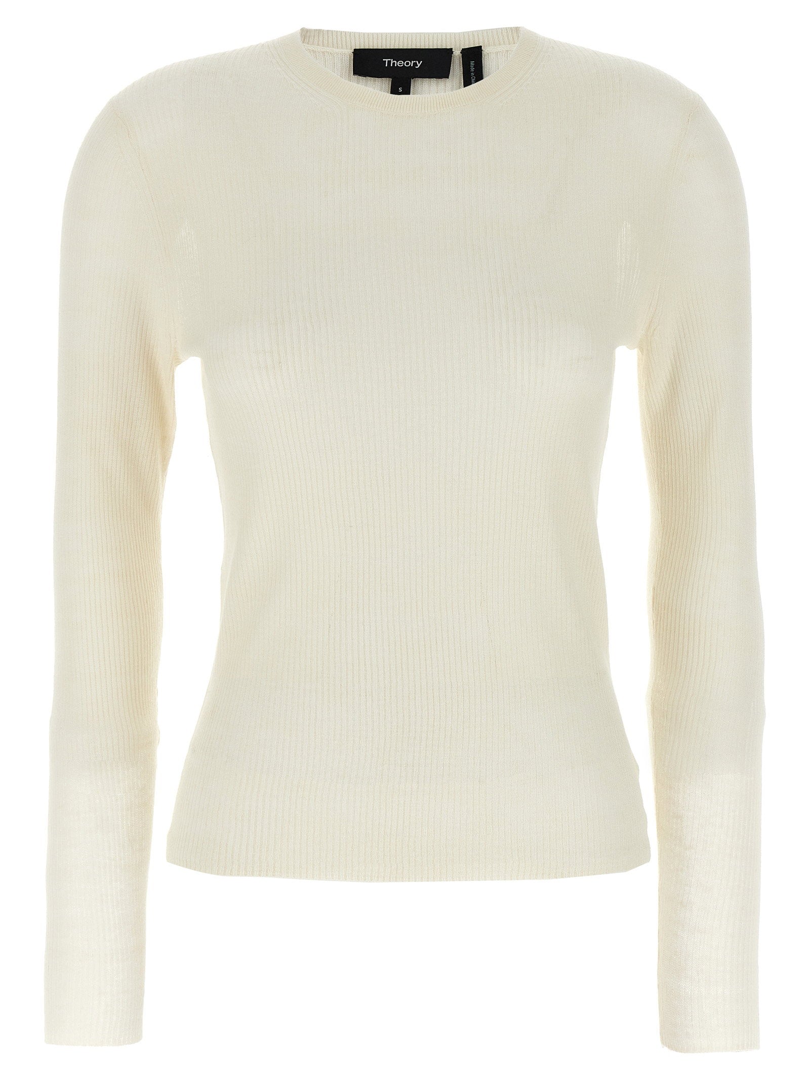 Theory Viscose Linen Sweater – 75% linen, 25% viscose