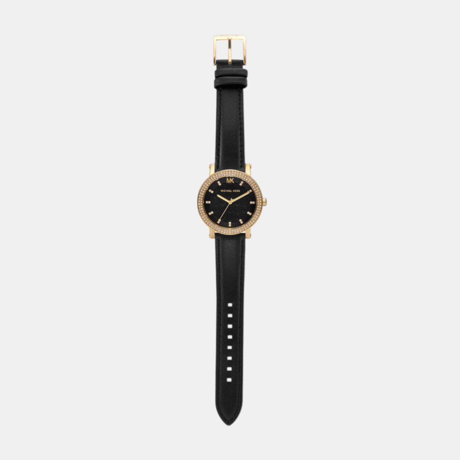 Michael Kors Corey Women Quartz Black Dial Analog Leather Watch MK4896 - view 4