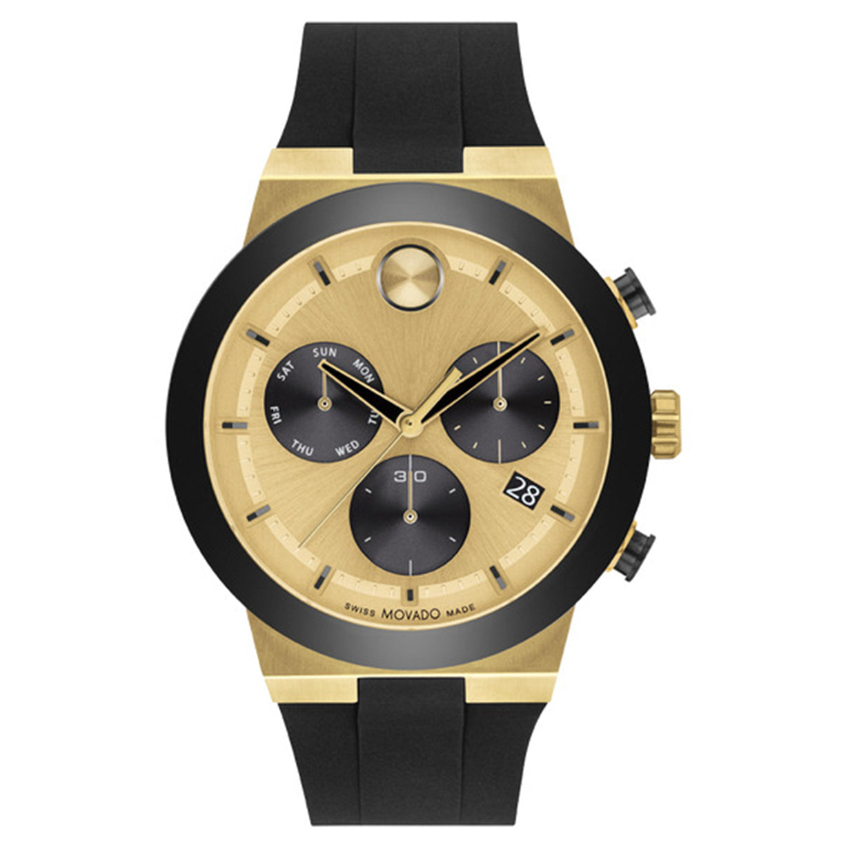 Movado Bold Fusion Gold Dial Men 44.5mm – Yellow Gold - view 4