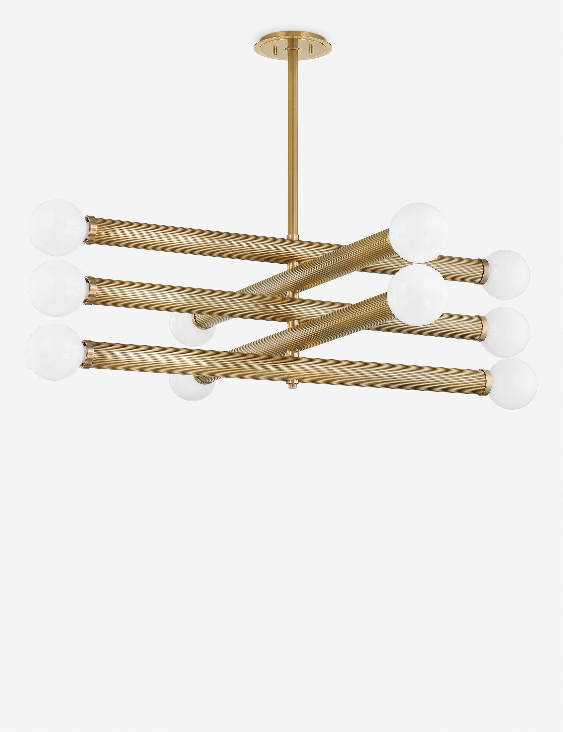 Lulu and Georgia Logi Chandelier – Brass