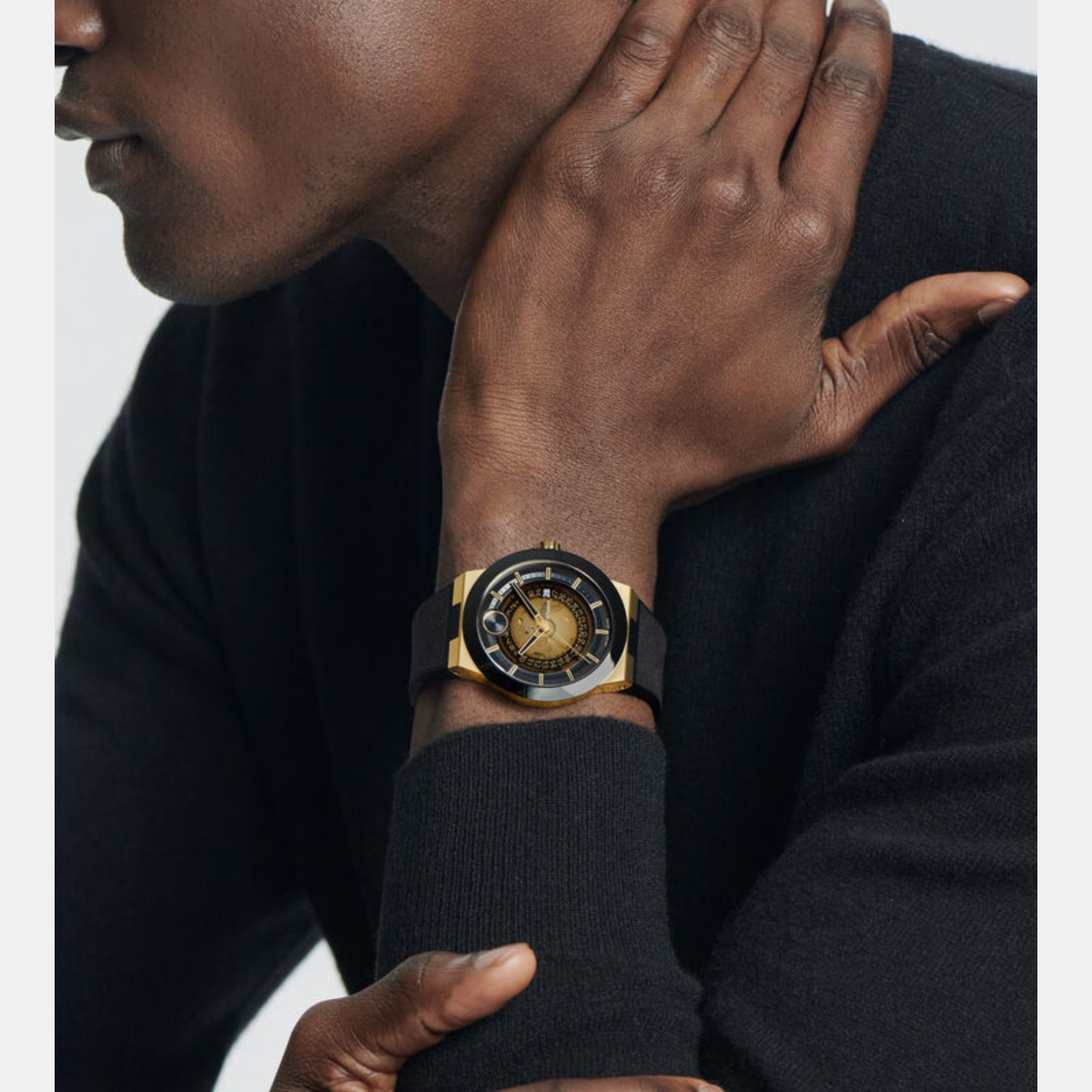 Movado Bold Men Automatic Transparent Dial Analog Fabric Watch 3600927 - view 4
