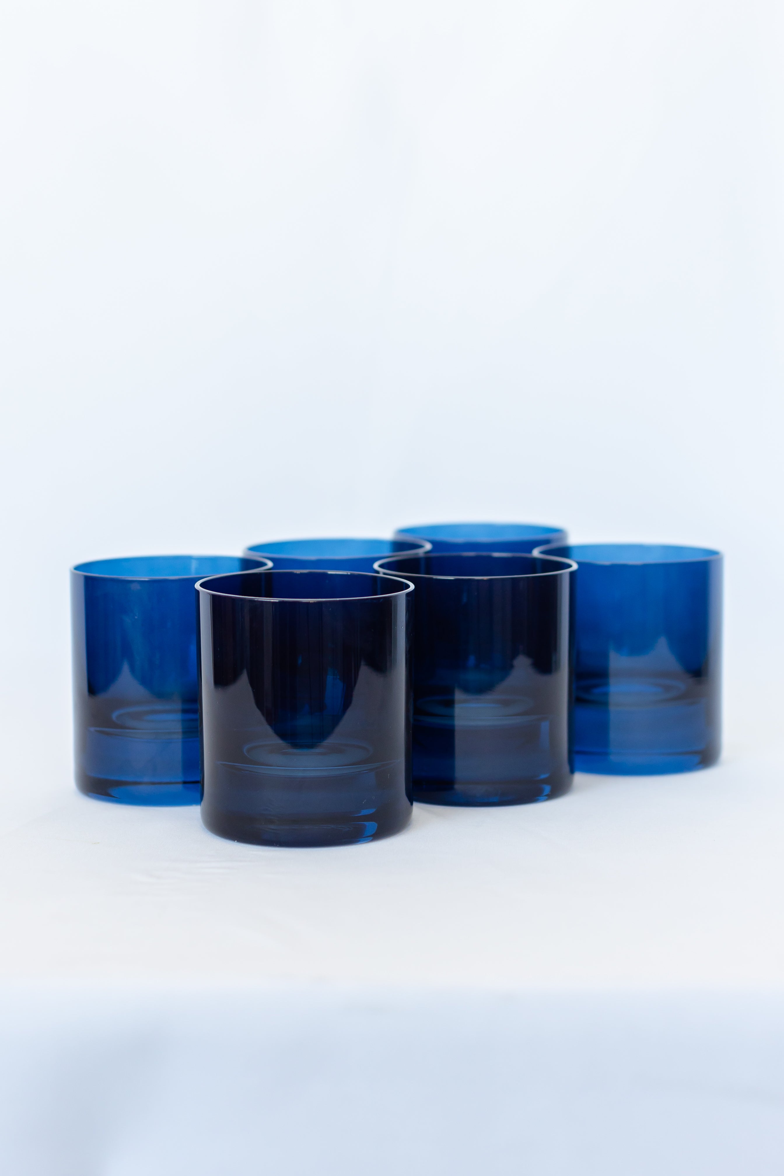 Estelle Colored Glass Estelle Colored Rocks Glass - Set of 6 {Midnight Blue}